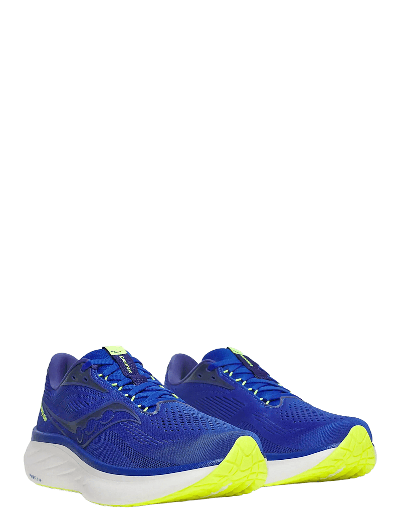 Saucony - RIDE 18 - løbesko - lapis/citron - 1