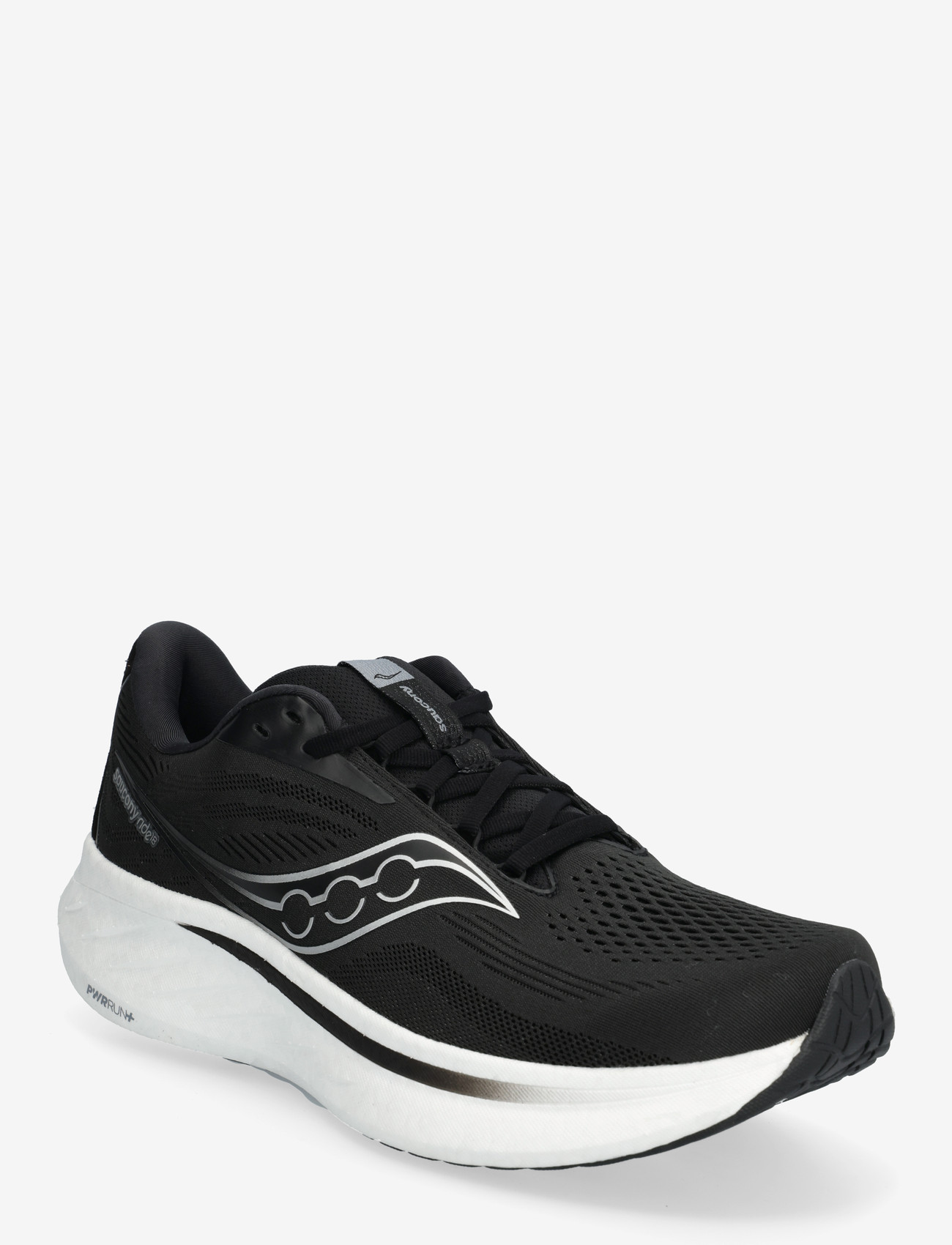 Saucony - RIDE 18 WIDE - black/white - 0