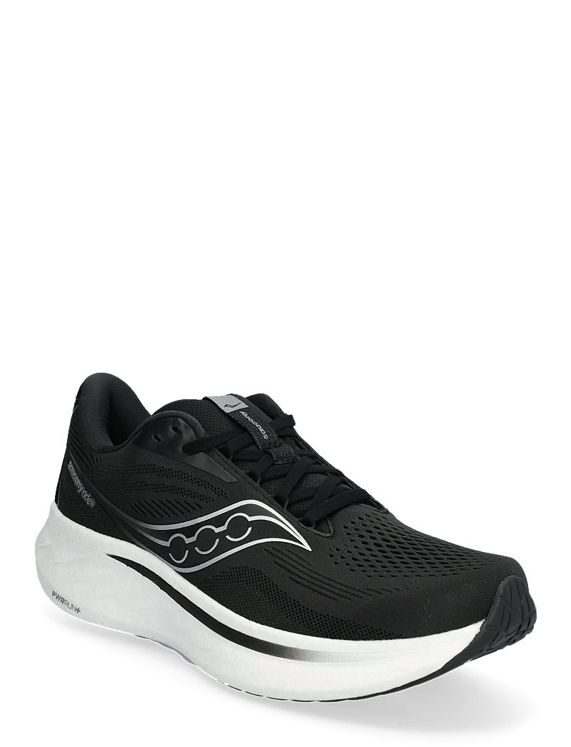 Saucony - RIDE 18 WIDE - black/white - 0