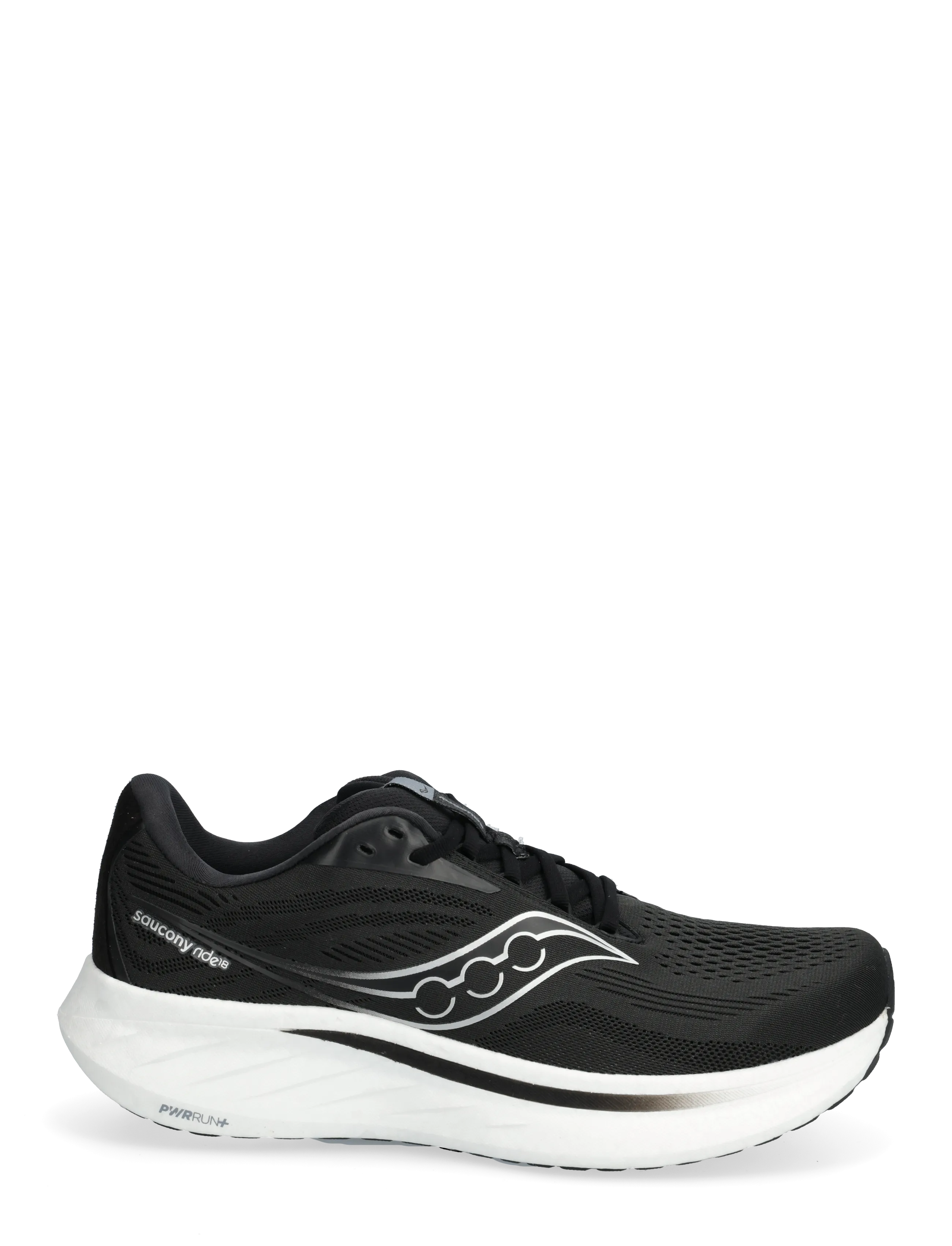 Saucony - RIDE 18 WIDE - buty do biegania - black/white - 1