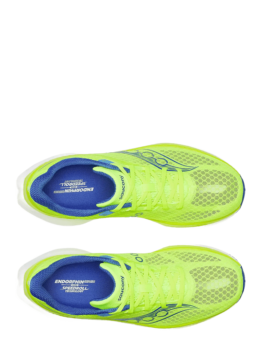 Saucony - ENDORPHIN SPEED 5 - löparskor - citron/lapis - 4