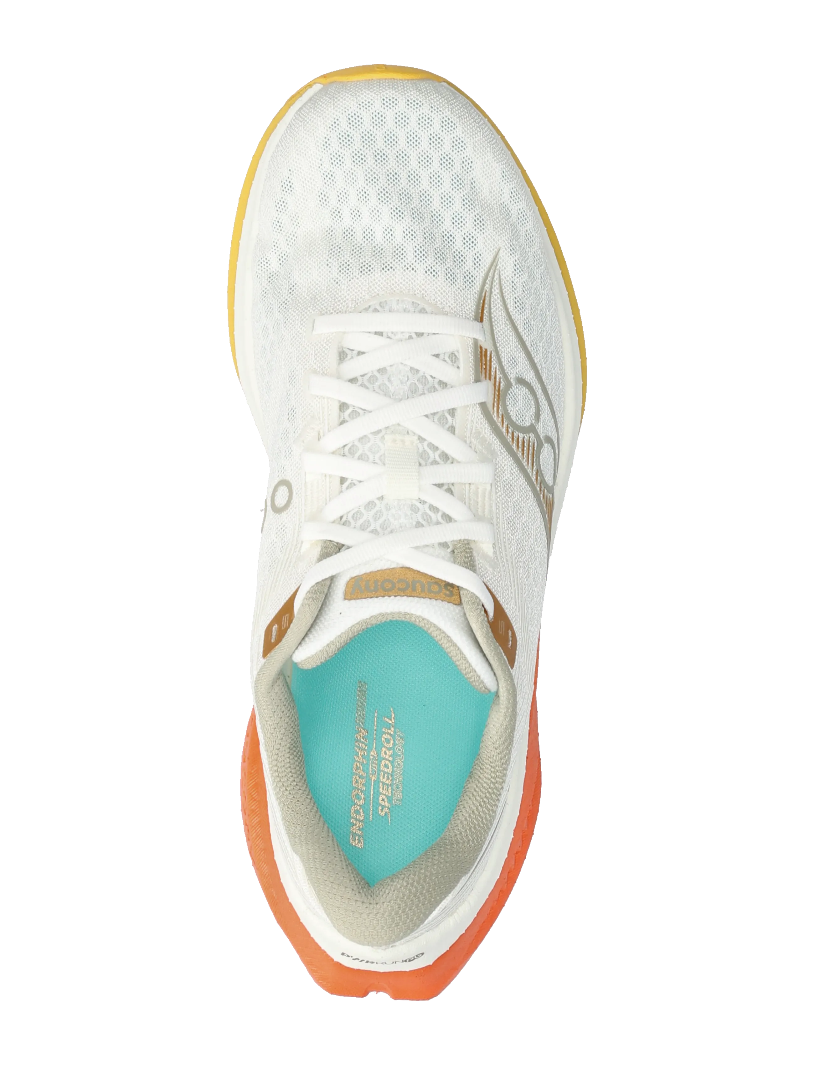 Saucony - ENDORPHIN SPEED 5 - running shoes - ivory/fire - 3
