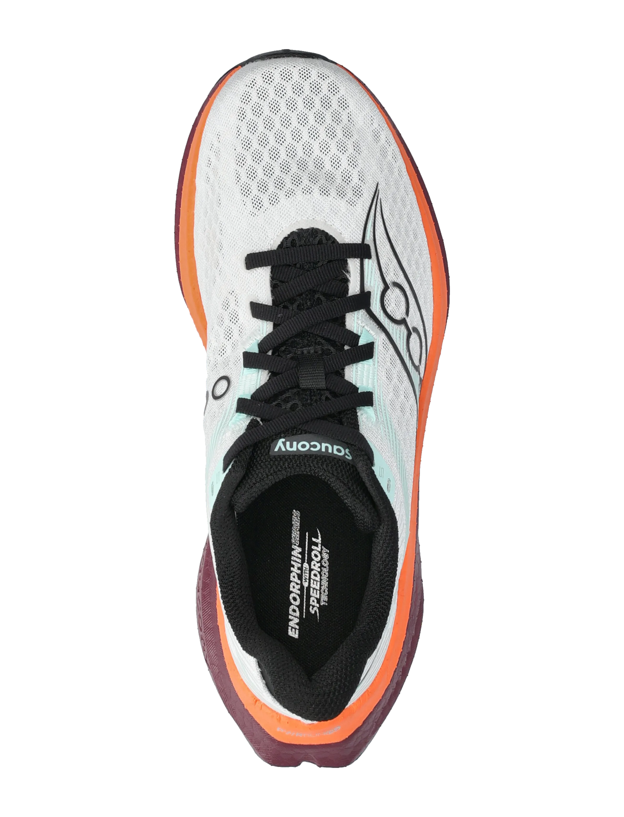 Saucony - ENDORPHIN SPEED 5 - skriešanas apavi - white/crimson - 3