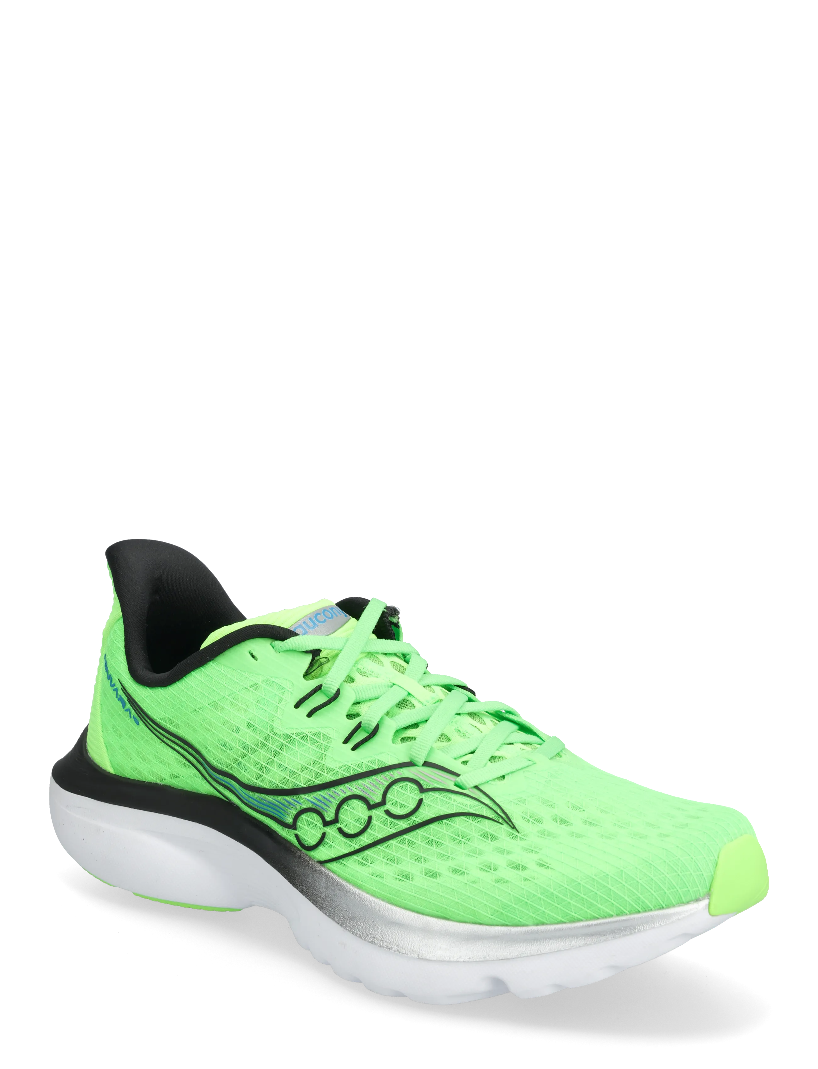 Saucony KINVARA 16 - Spordijalatsid - SLIME/BLACK / green