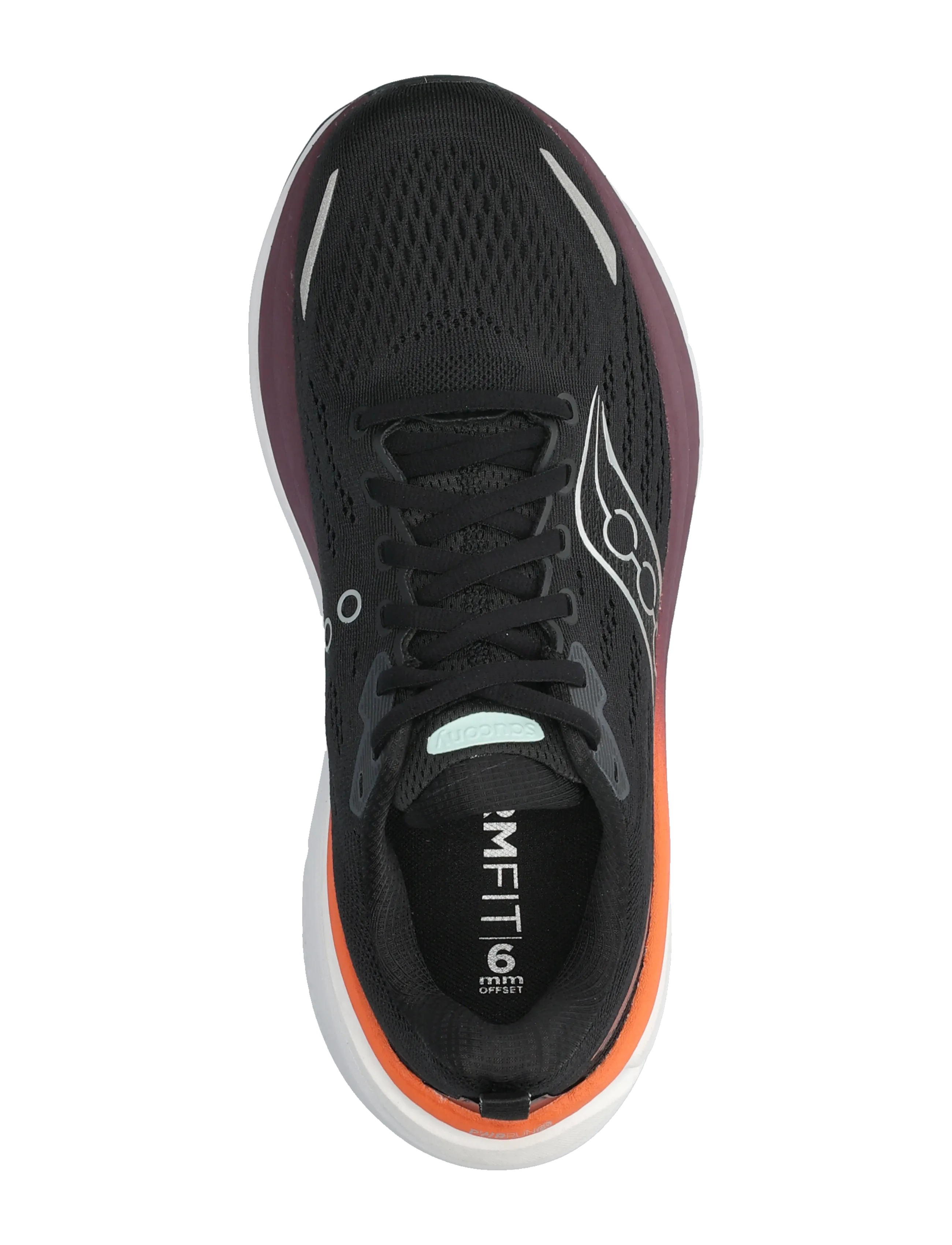 Saucony - Hurricane 25 Men - löparskor - black/crimson - 3
