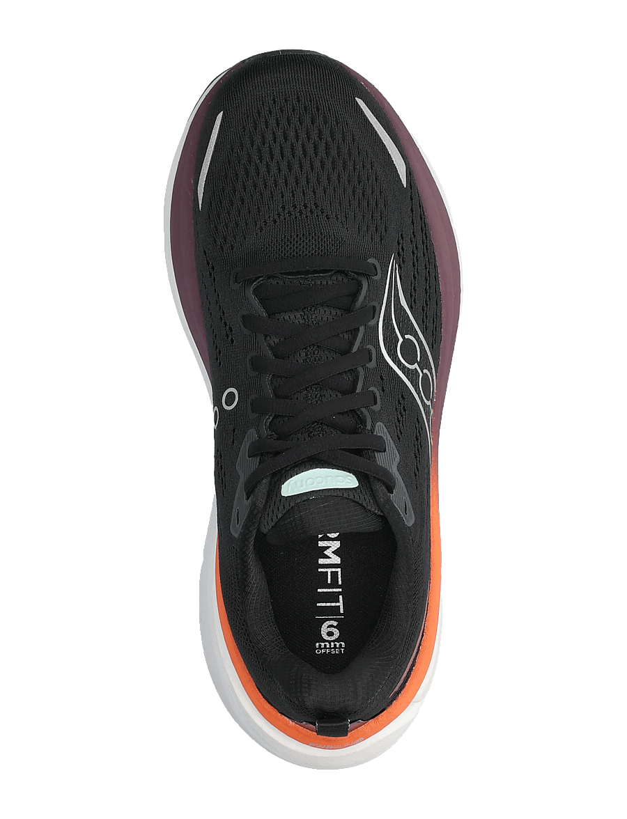 Saucony - Hurricane 25 Men - löparskor - black/crimson - 3