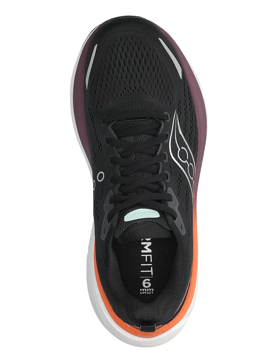 Saucony - Hurricane 25 Men - jooksujalatsid - black/crimson - 3