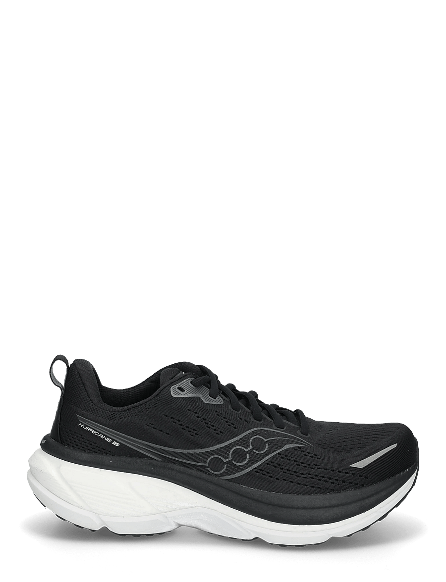 Saucony - Hurricane 25 Wide Men - löparskor - black/white - 2