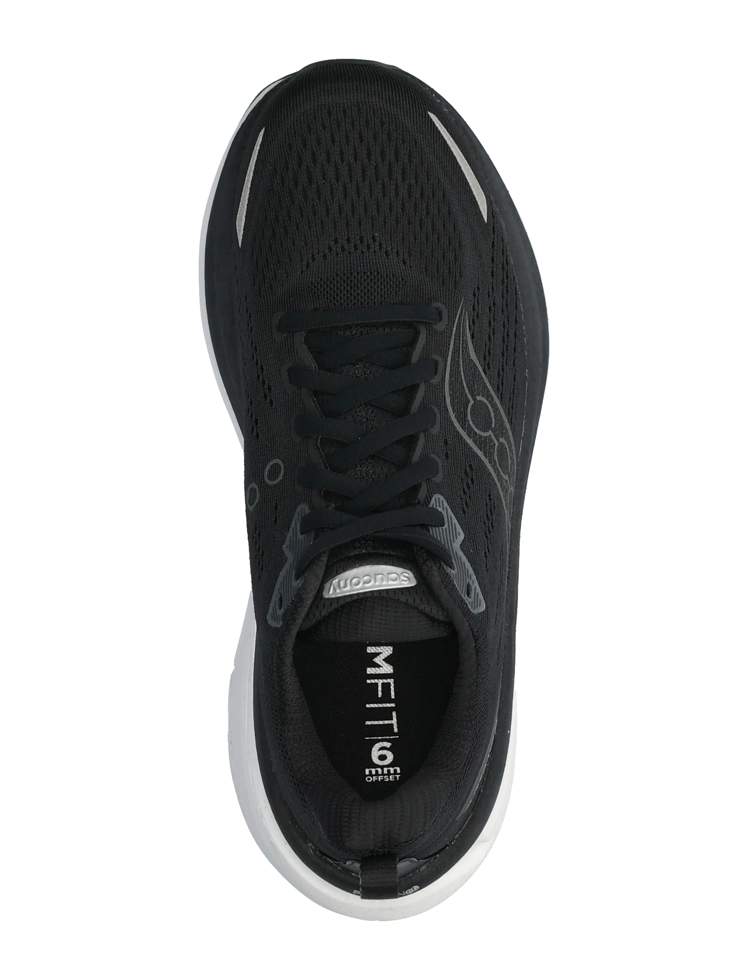 Saucony - Hurricane 25 Wide Men - löparskor - black/white - 3