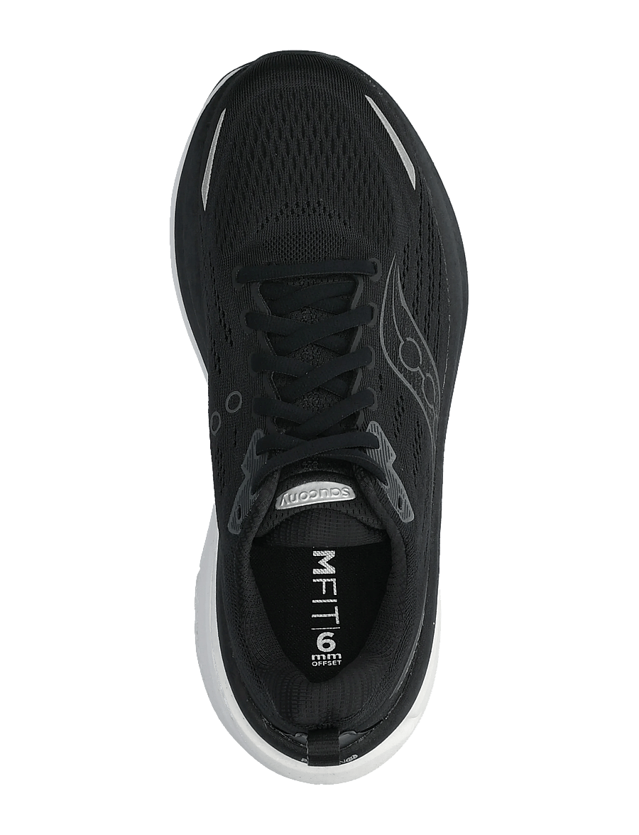 Saucony - Hurricane 25 Wide Men - löparskor - black/white - 3