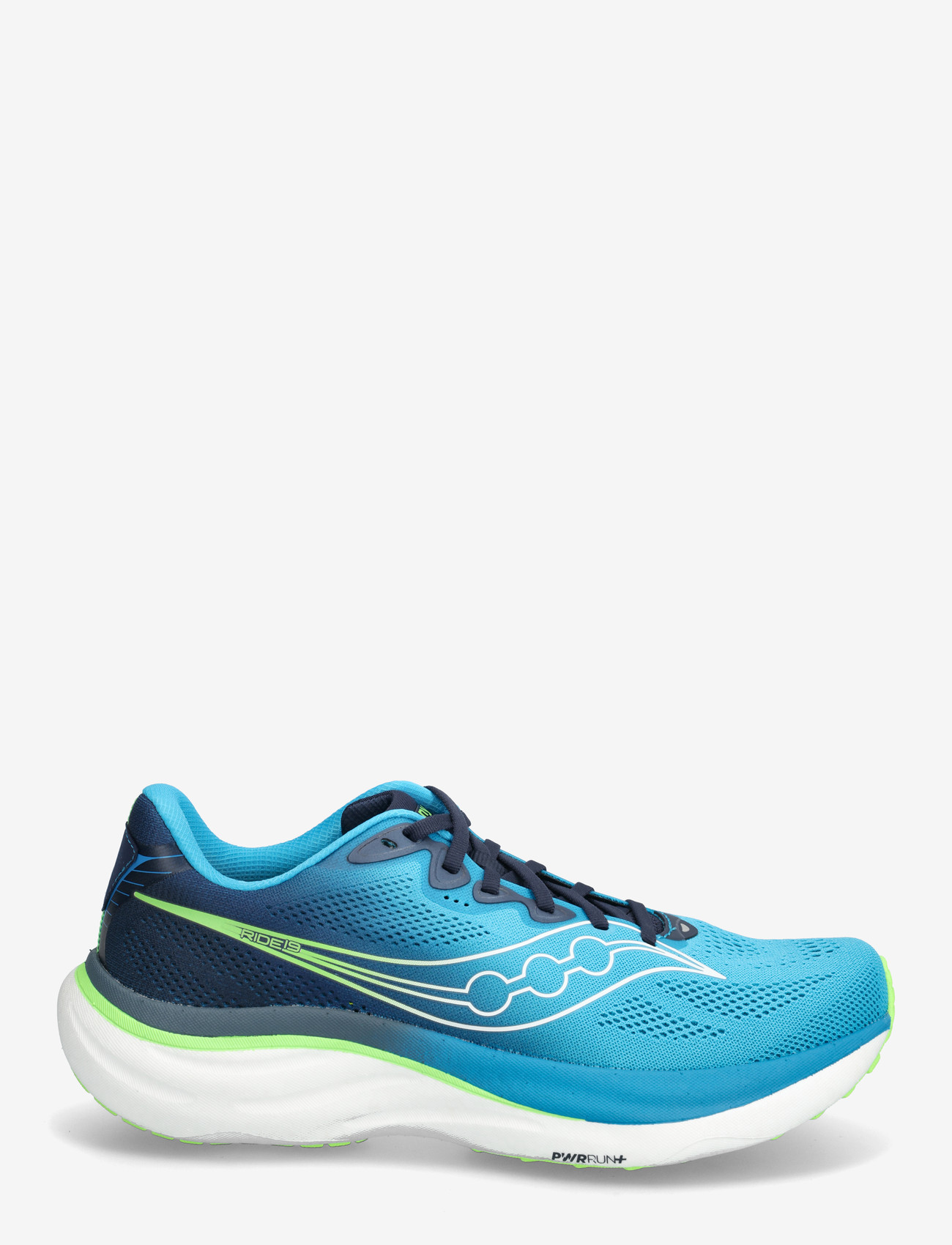 Saucony - RIDE 19 - løbesko - cobalt/slime - 1