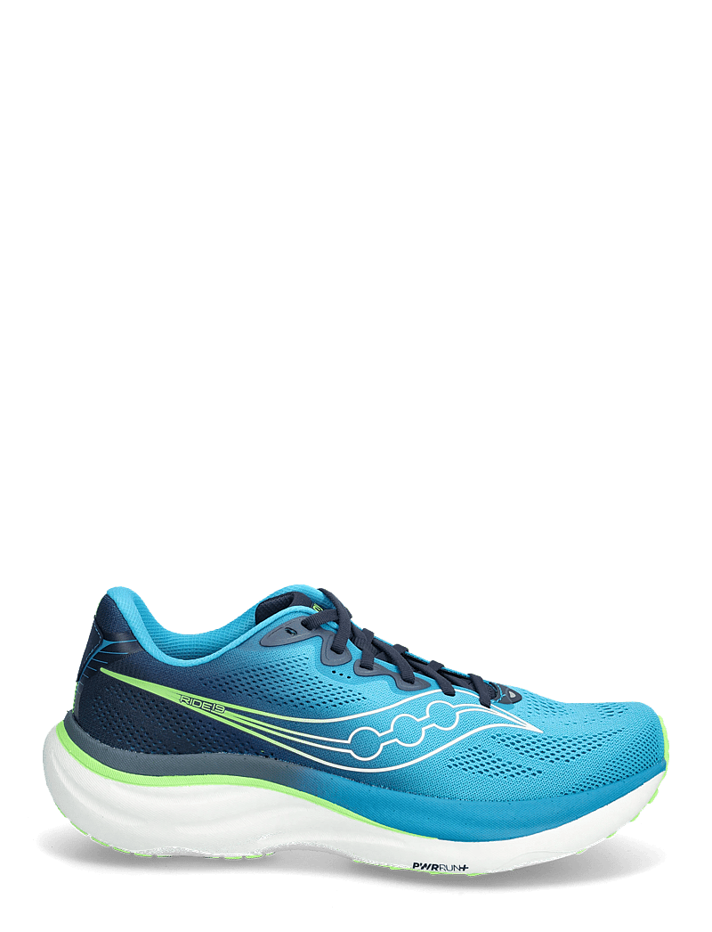 Saucony - RIDE 19 - løbesko - cobalt/slime - 1