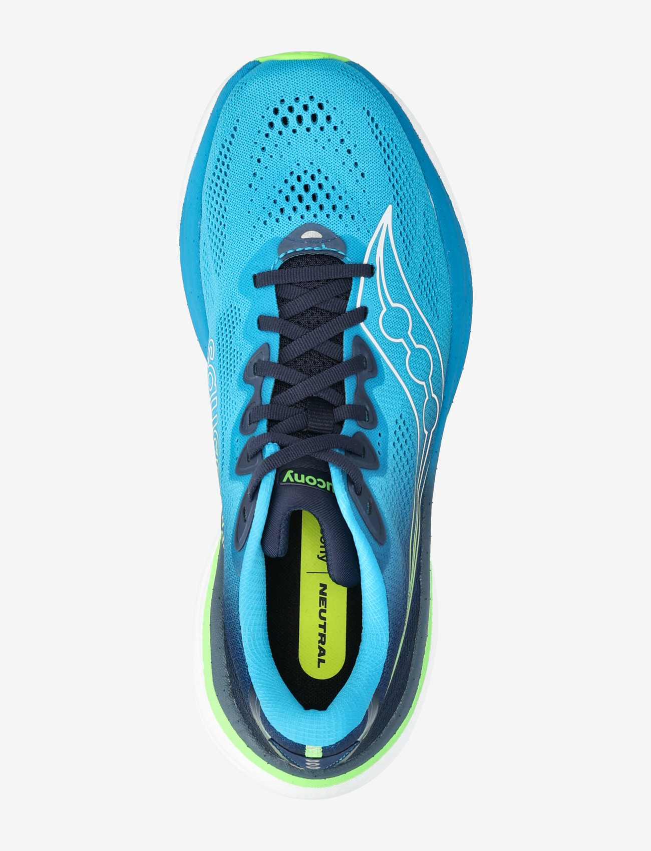 Saucony - RIDE 19 - løbesko - cobalt/slime - 3