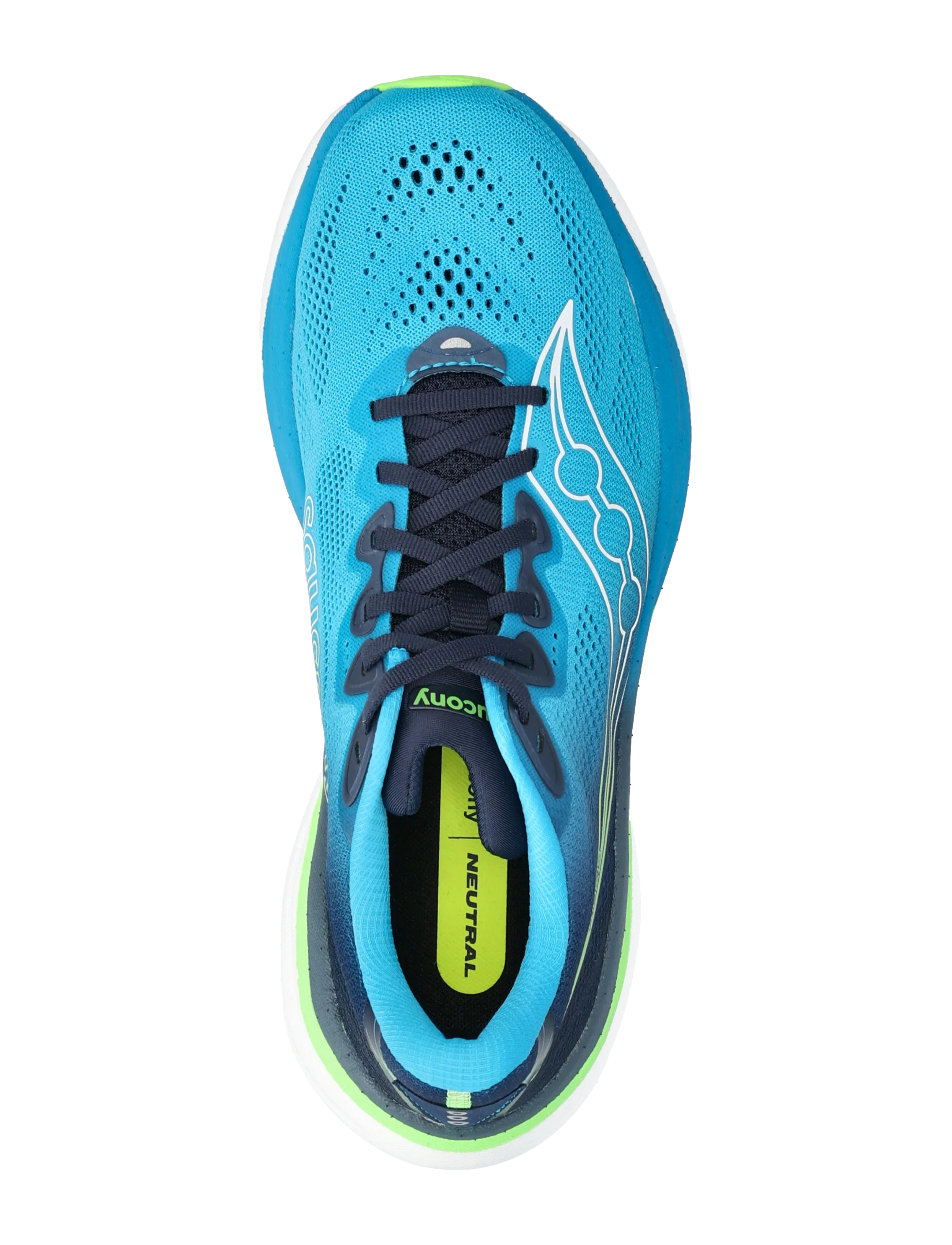 Saucony - RIDE 19 - juoksukengät - cobalt/slime - 3