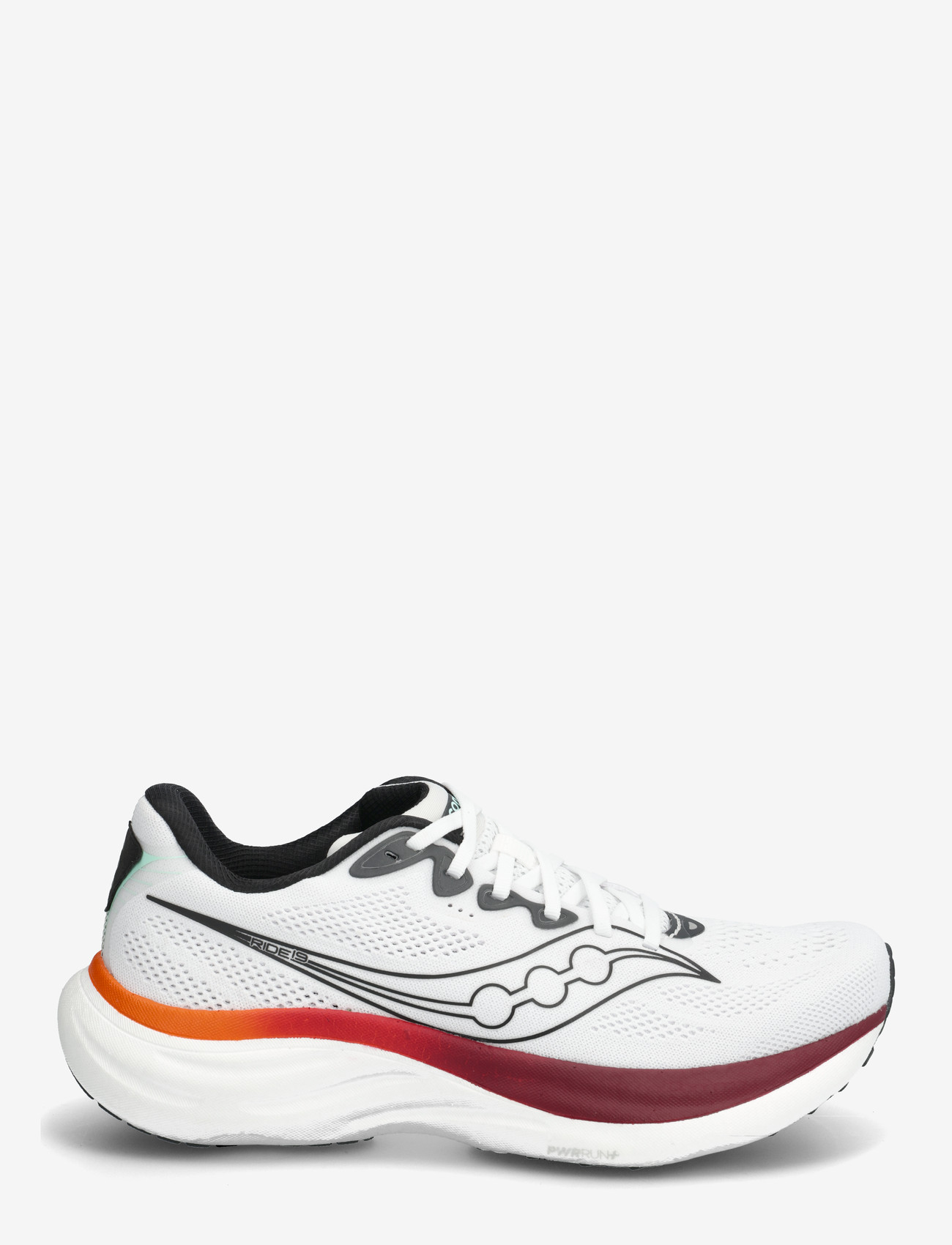 Saucony - RIDE 19 - løbesko - white/crimson - 1