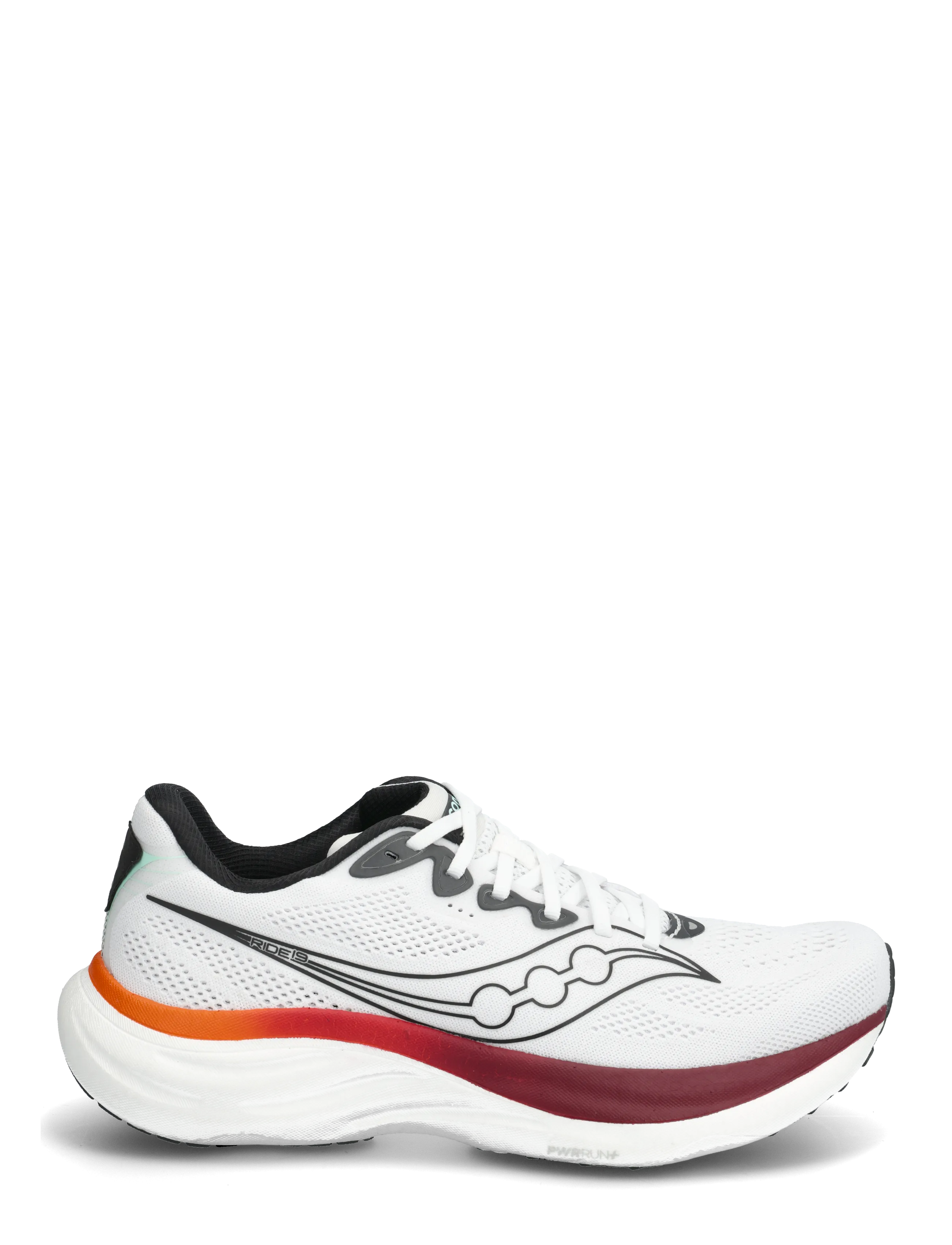 Saucony - RIDE 19 - laufschuhe - white/crimson - 1