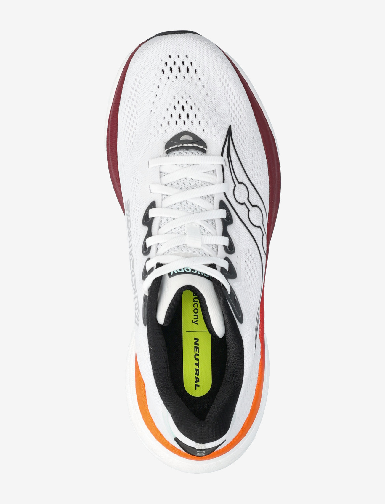 Saucony - RIDE 19 - løbesko - white/crimson - 3