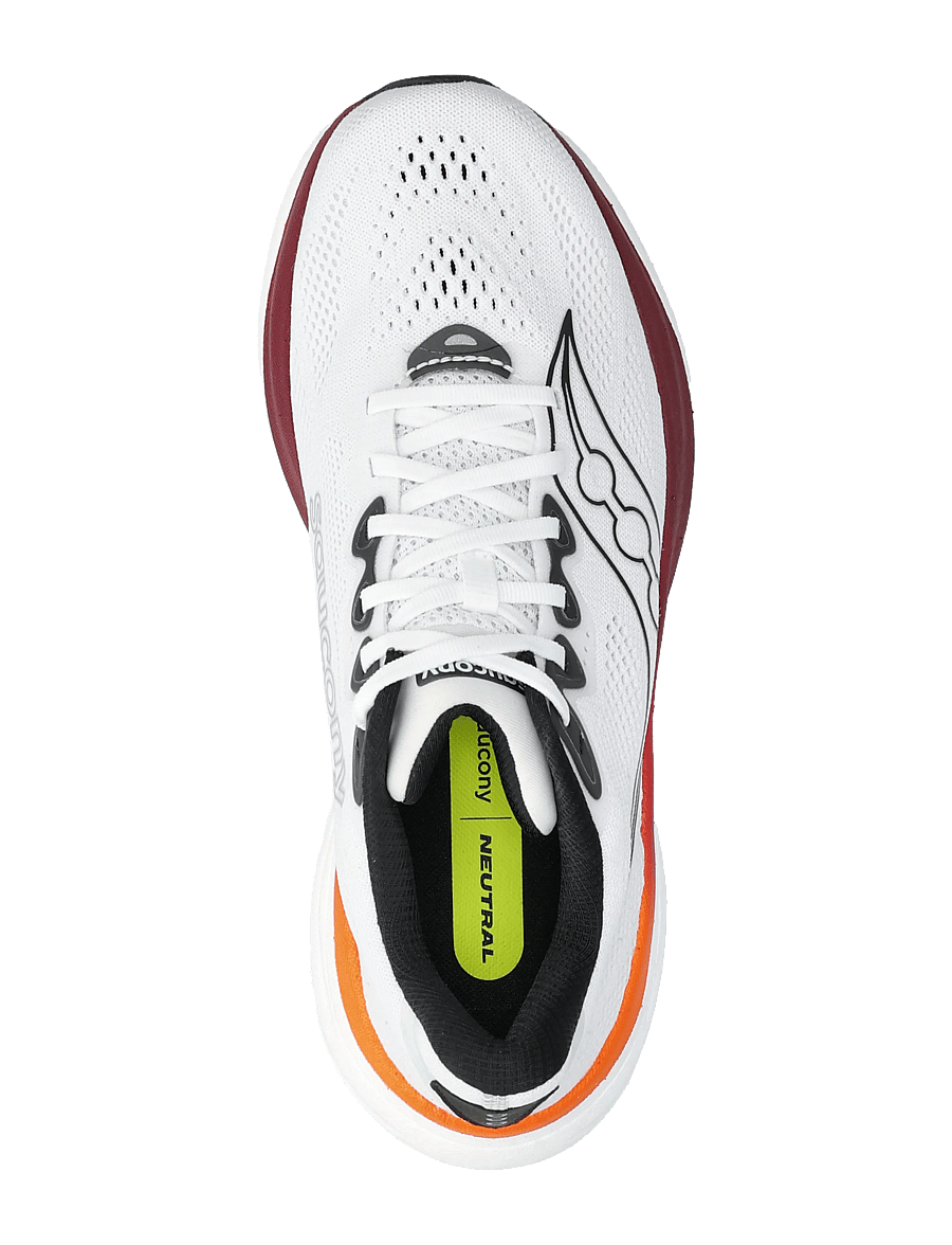 Saucony - RIDE 19 - laufschuhe - white/crimson - 3