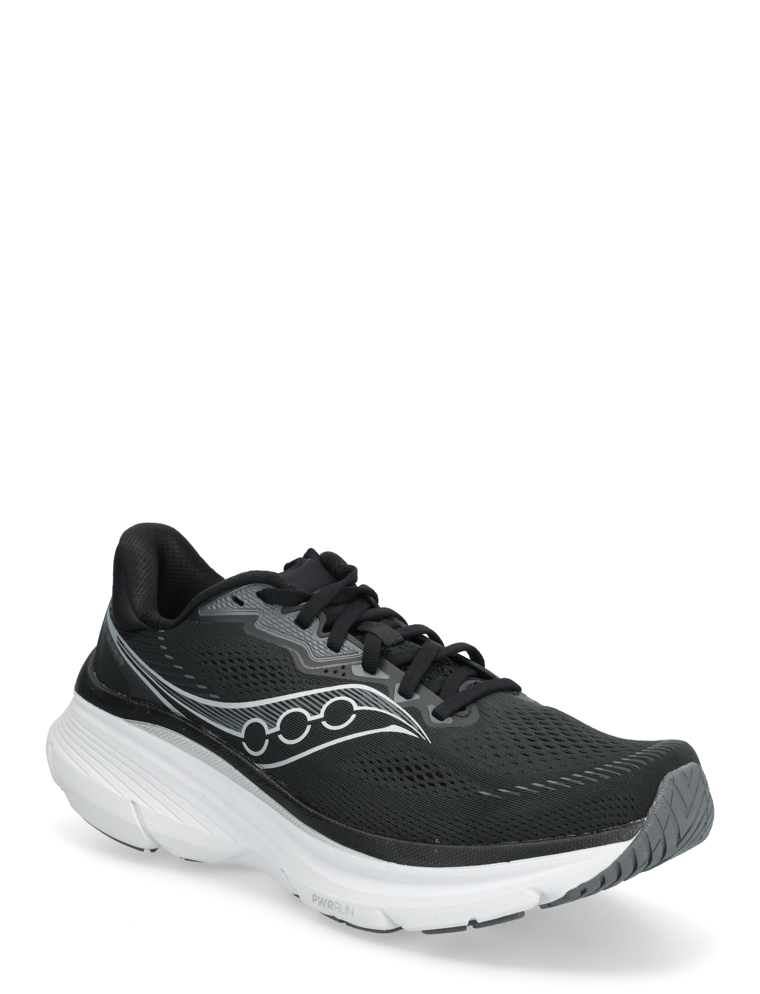 Saucony GUIDE 19 - Laufschuhe - BLACK/SILVER / black