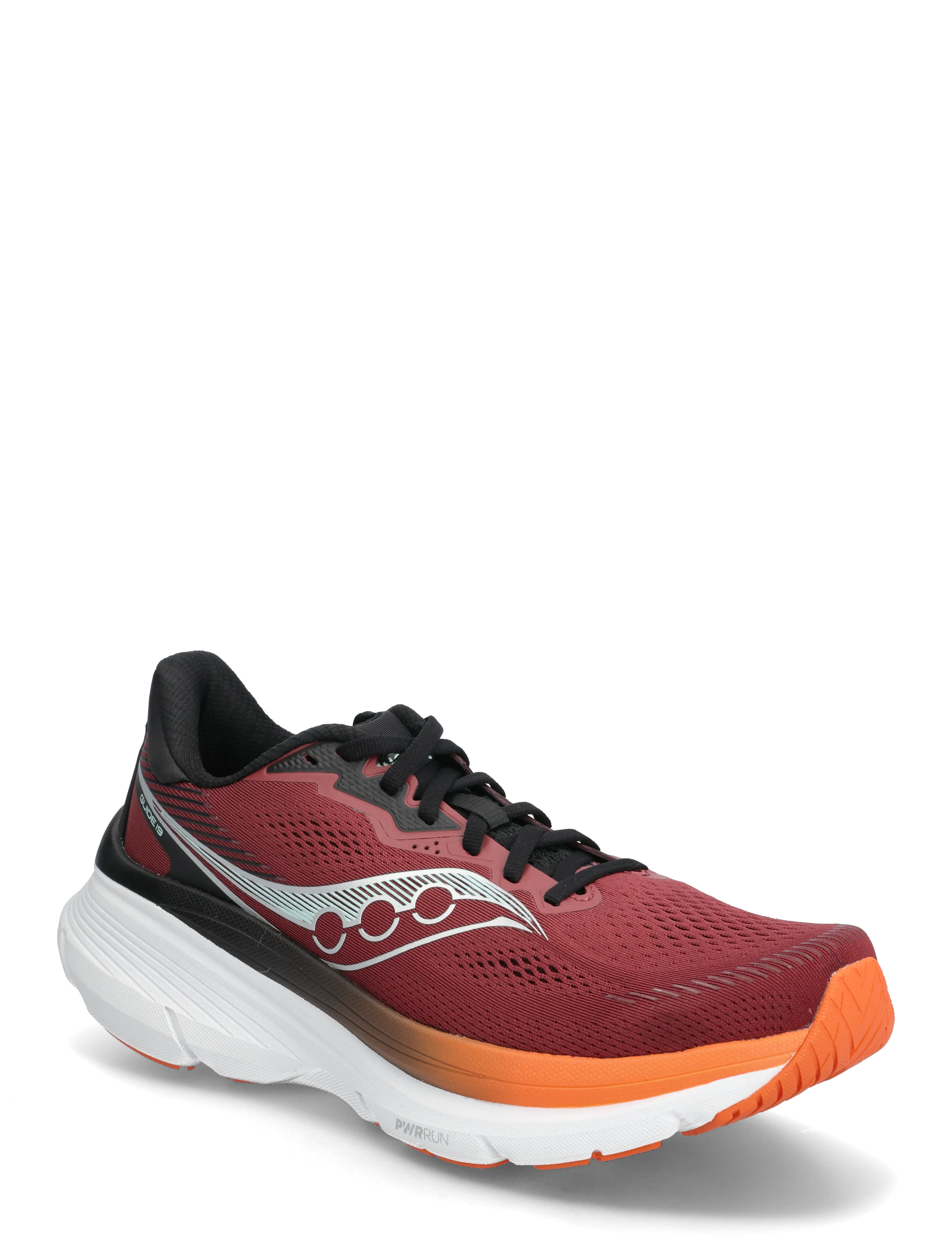 Saucony GUIDE 19 - Laufschuhe - CRIMSON/FIRE / burgundy