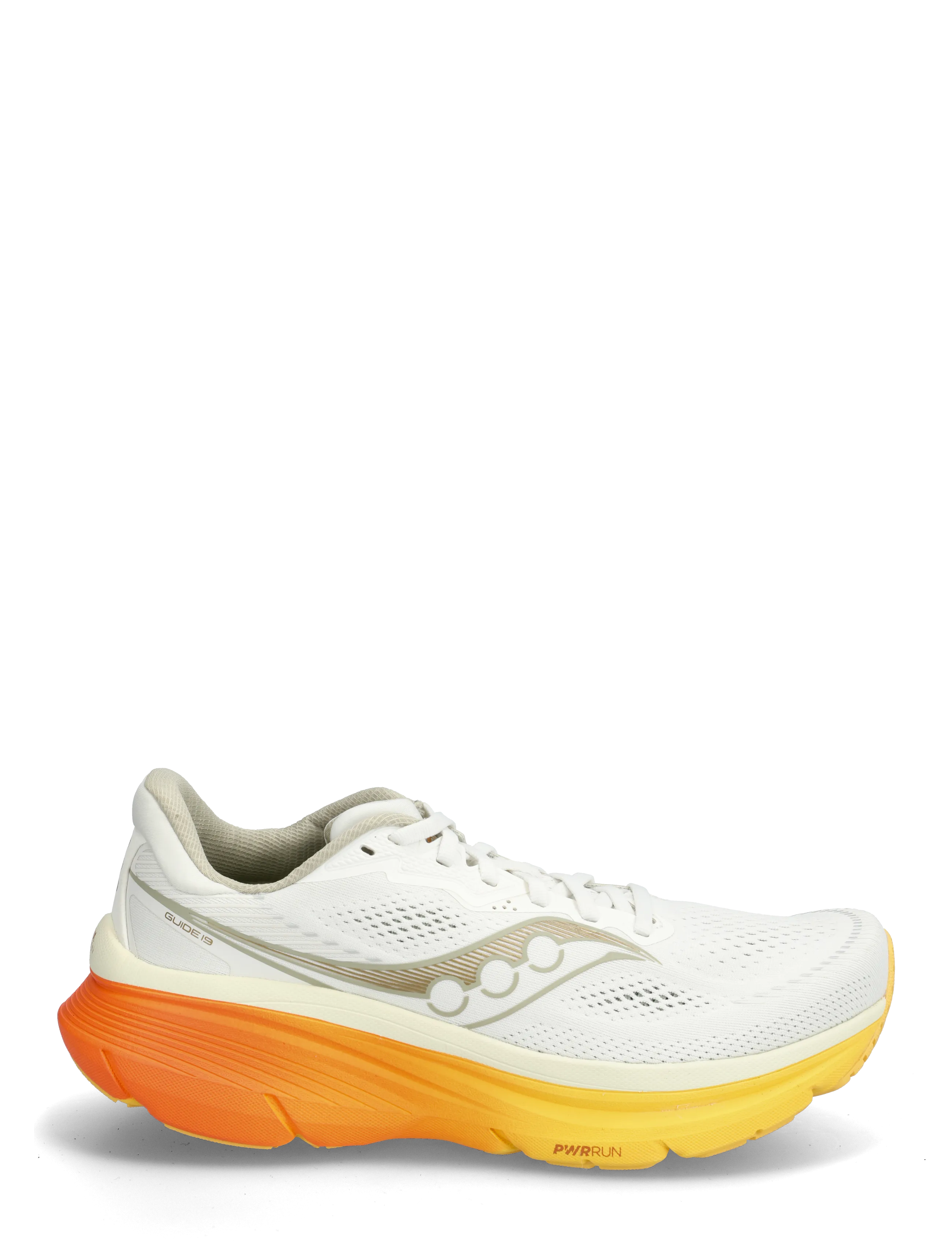Saucony - GUIDE 19 - chaussures de course - ivory/fire - 1