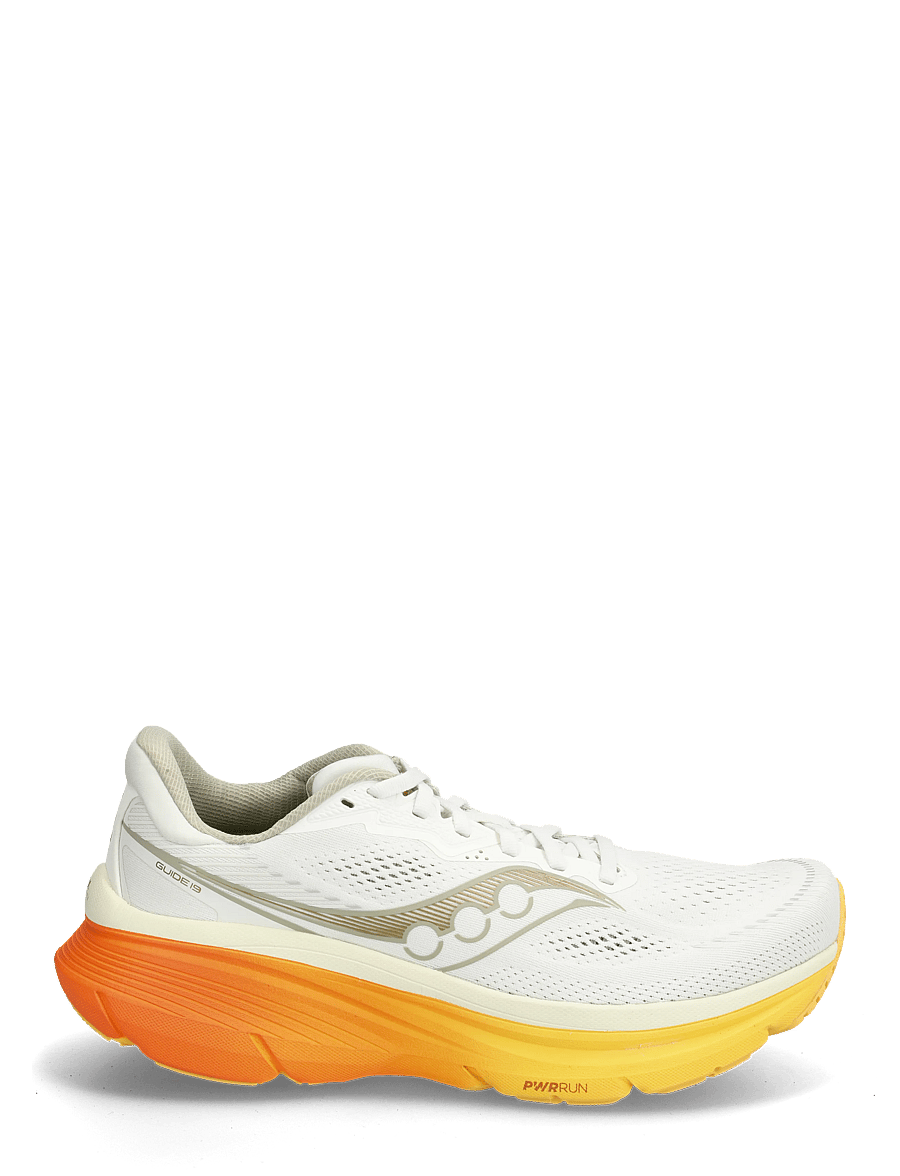 Saucony - GUIDE 19 - chaussures de course - ivory/fire - 1