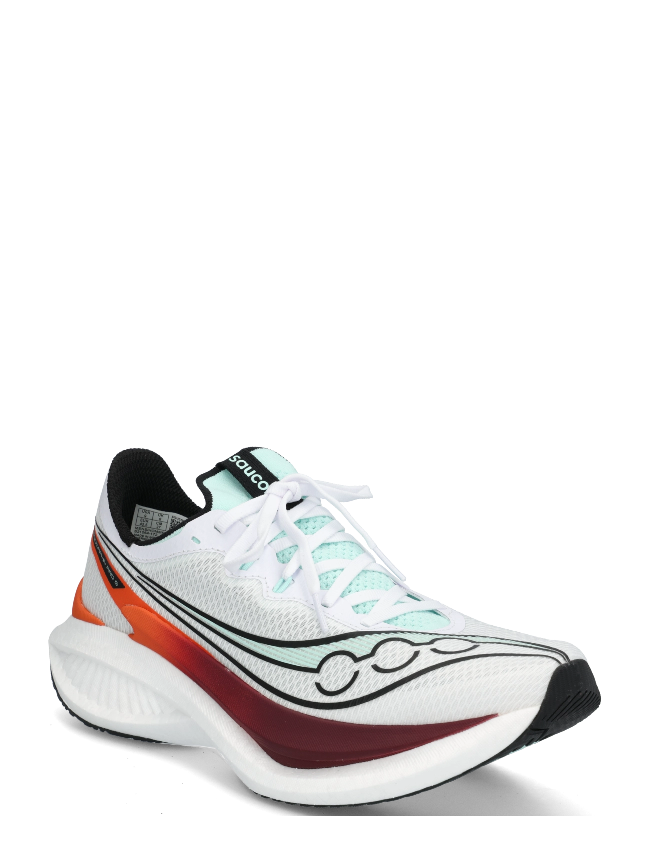 Saucony Endorphin Pro 5 Men - Running Shoes - WHITE/CRIMSON / white