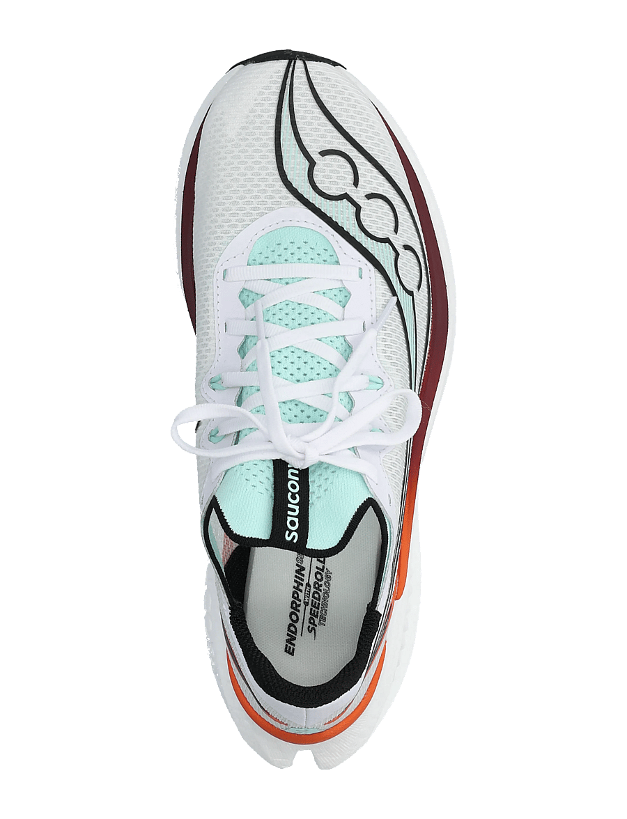 Saucony - Endorphin Pro 5 Men - löparskor - white/crimson - 3
