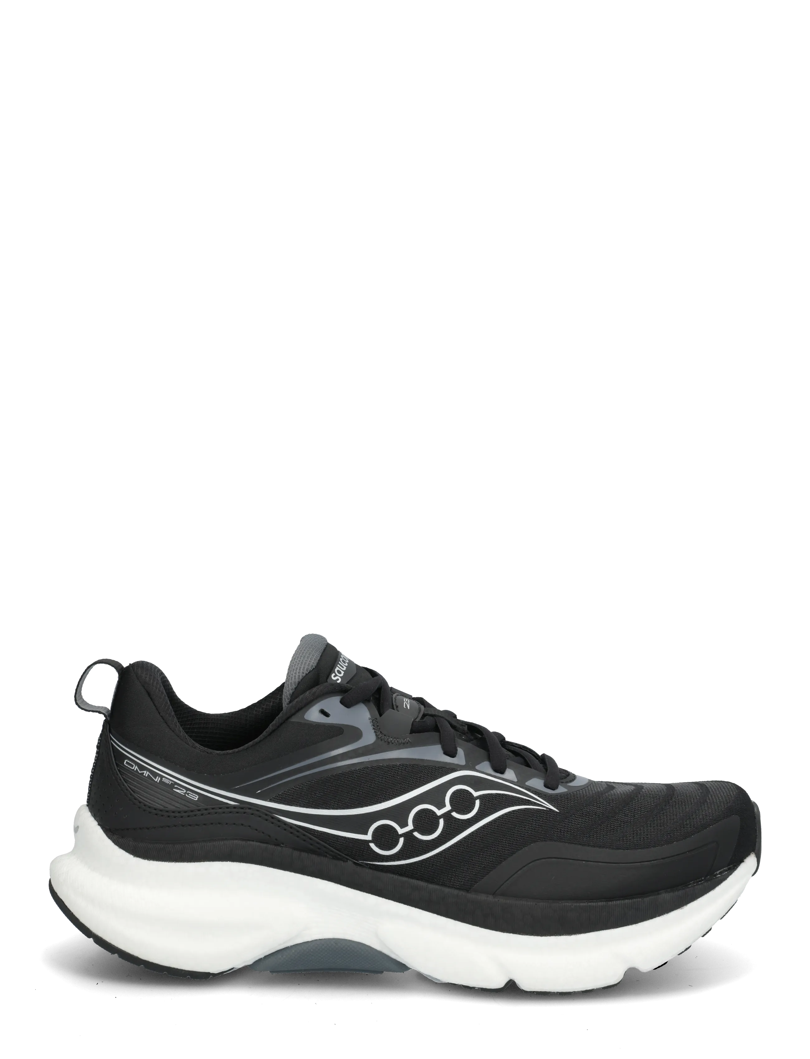Saucony - Omni ST 23 Men - running shoes - black/silver - 2