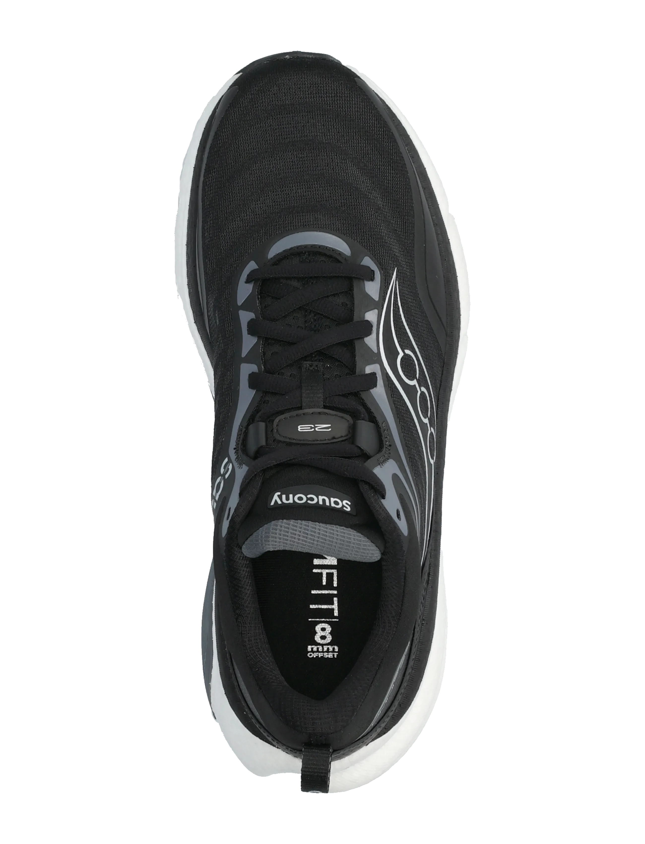 Saucony - Omni ST 23 Men - running shoes - black/silver - 3