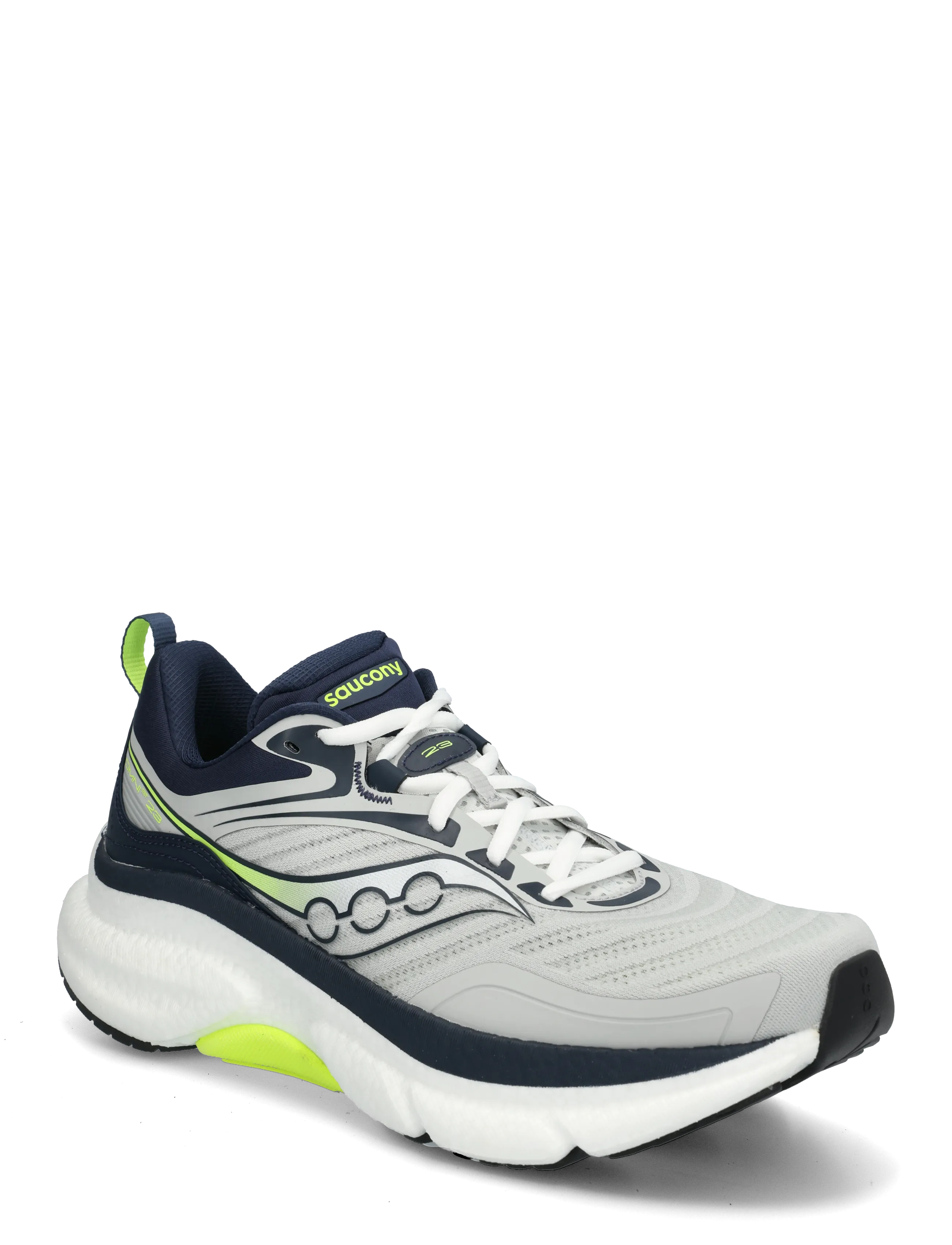 Saucony Omni ST 23 Men - Schuhe - MIST/NAVY / grey