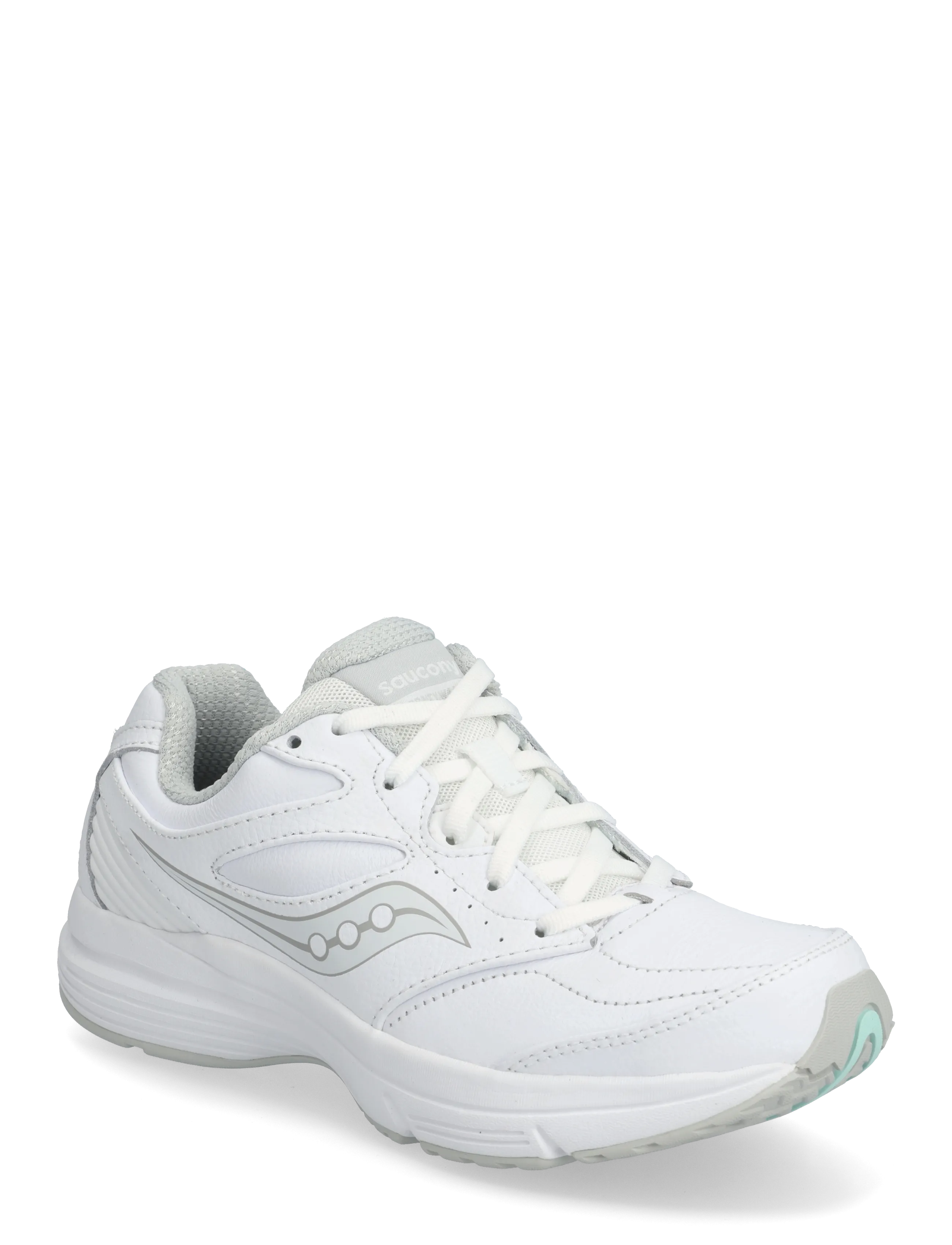 Saucony INTEGRITY WALKER 3 WIDE - Matka- ja kõndimisjalatsid - WHITE / white