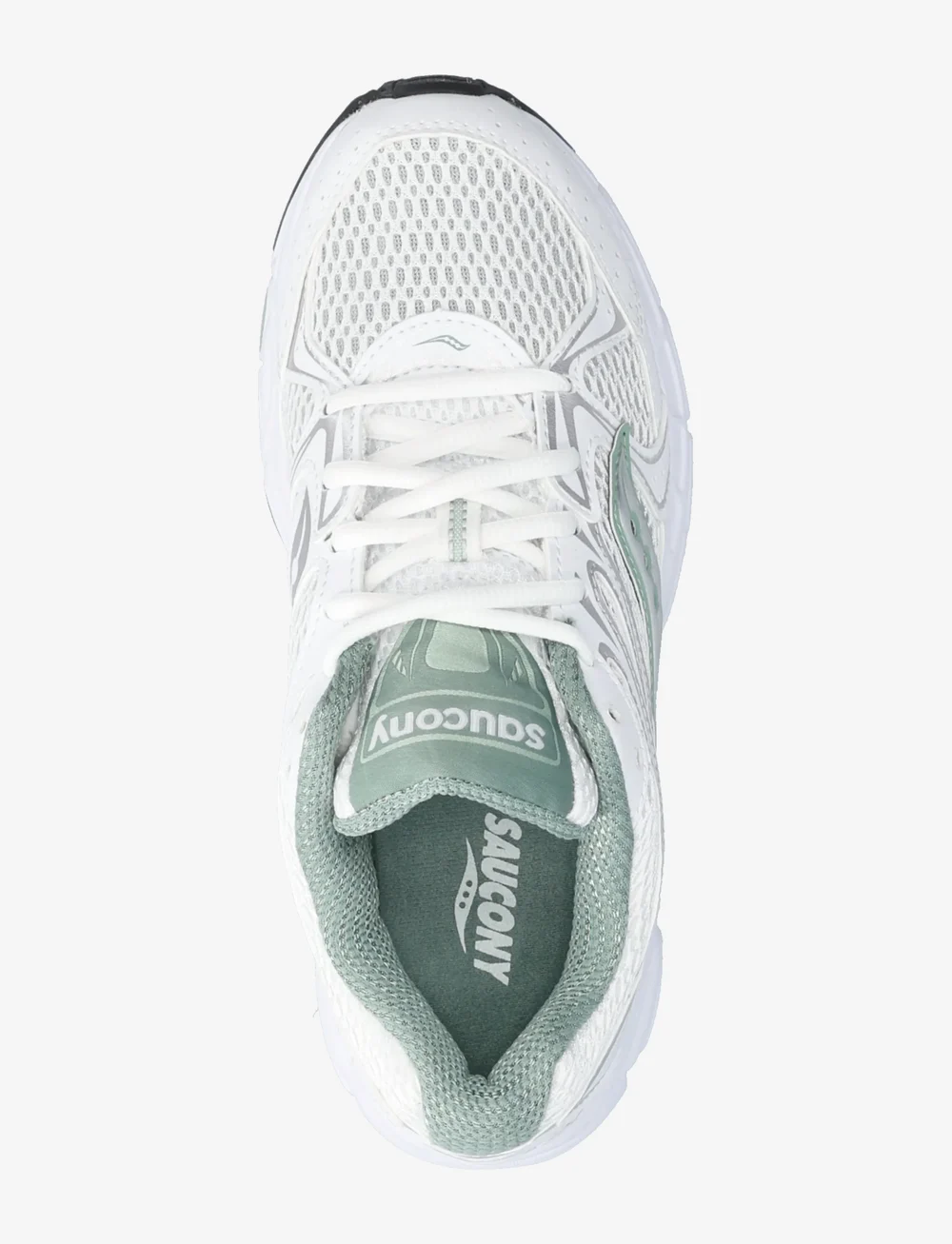 Saucony - RIDE MILLENNIUM - låga sneakers - white/sage - 3