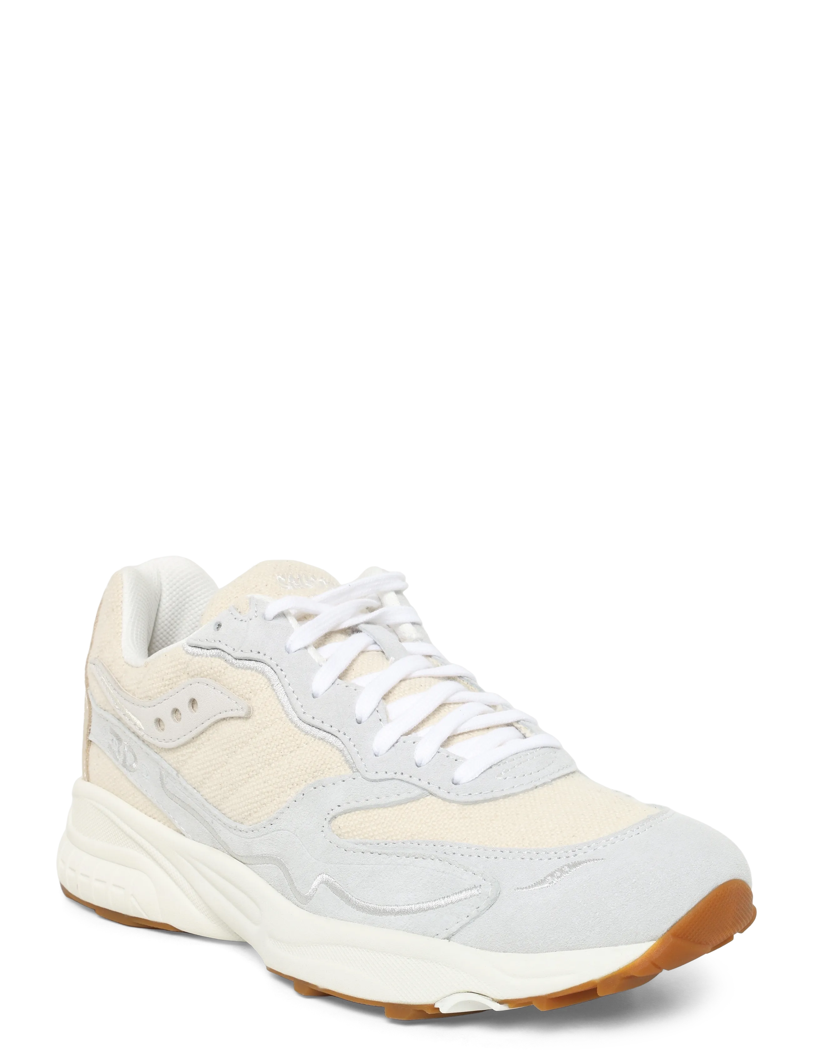Saucony 3D Grid Hurricane Undyed unisex - Sneakers - UNDYED / cream