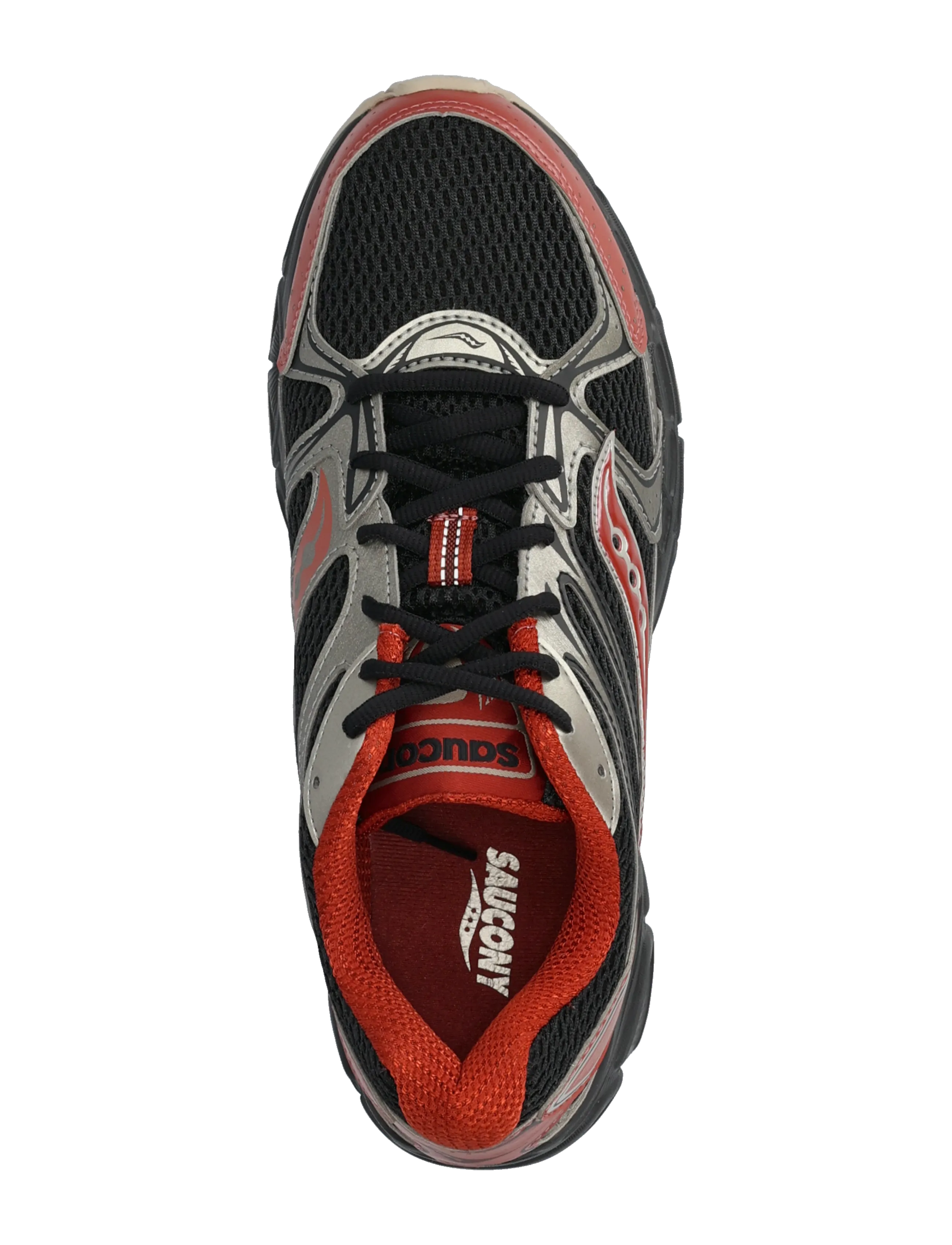 Saucony - RIDE MILLENNIUM - lave sneakers - black/henna - 3