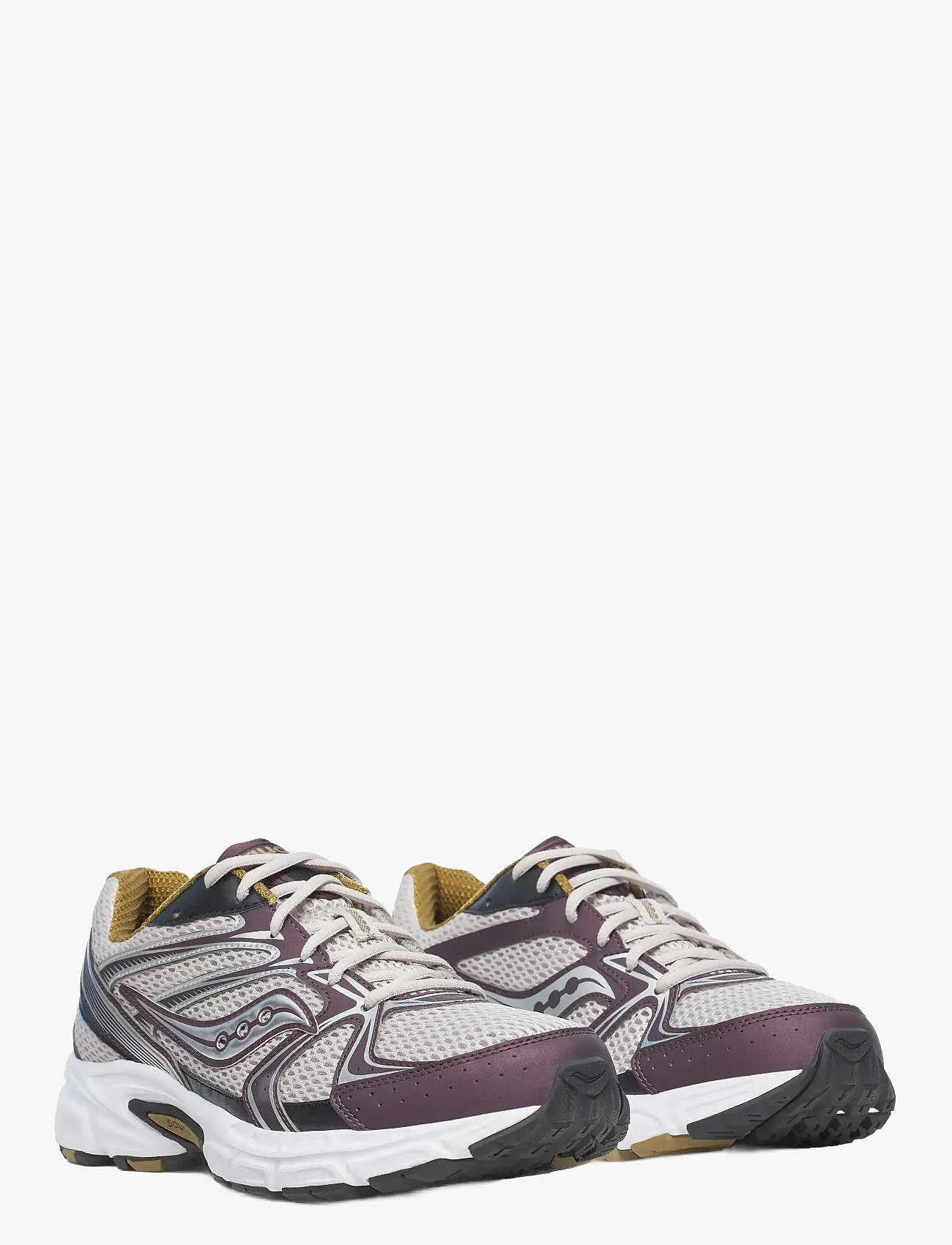 Saucony - RIDE MILLENNIUM - kõrge säärega tossud - grey/wine - 1