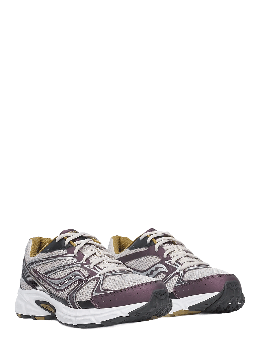 Saucony - RIDE MILLENNIUM - niedriger schnitt - grey/wine - 1