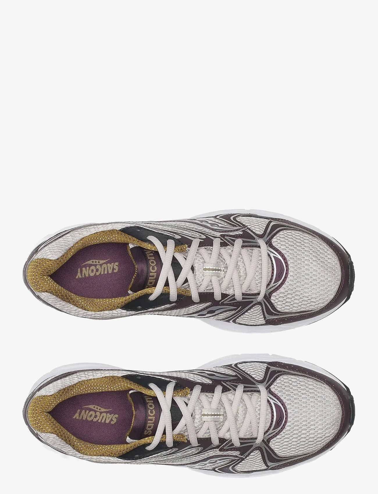Saucony - RIDE MILLENNIUM - kõrge säärega tossud - grey/wine - 4