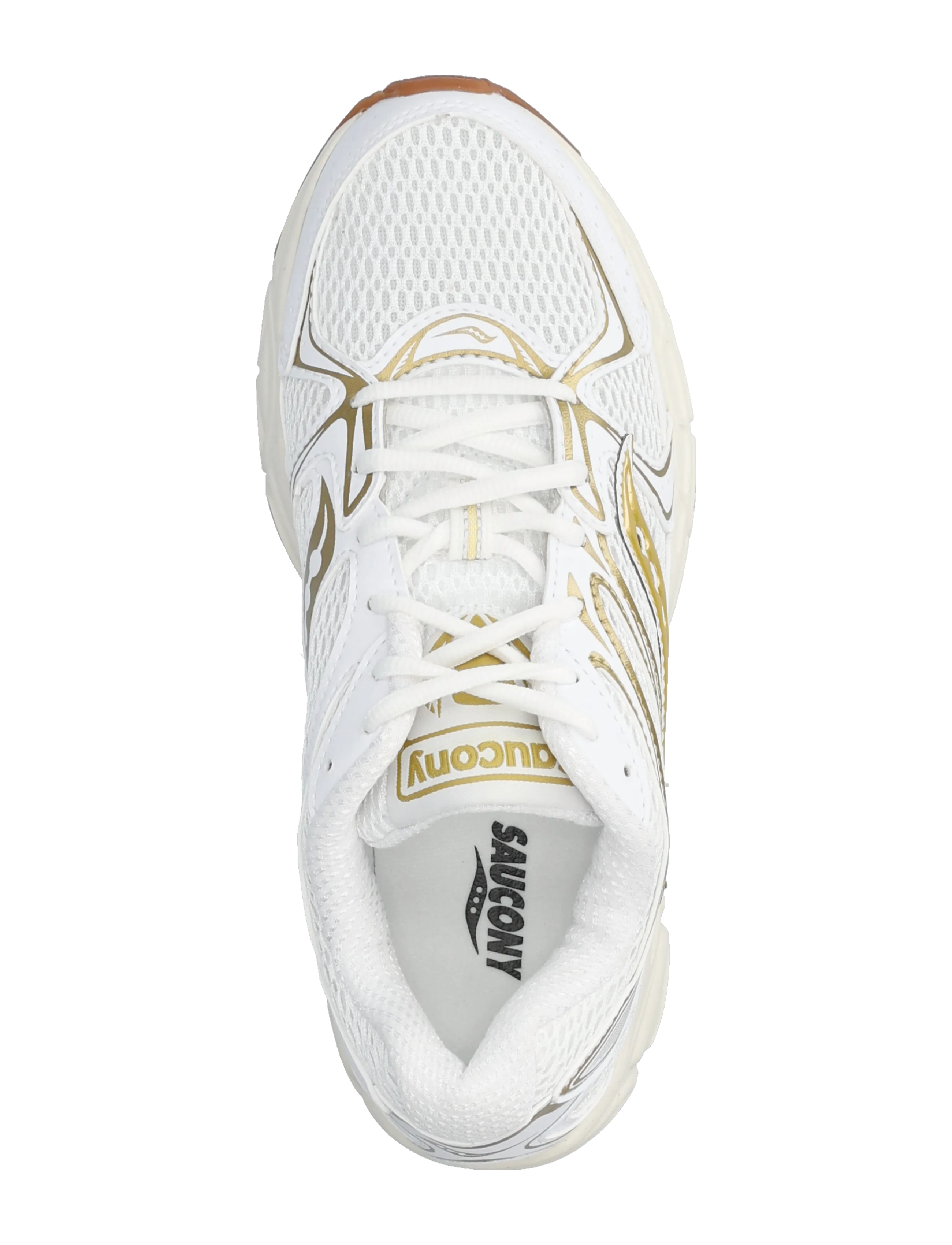 Saucony - RIDE MILLENNIUM - låga sneakers - white/bronze - 3