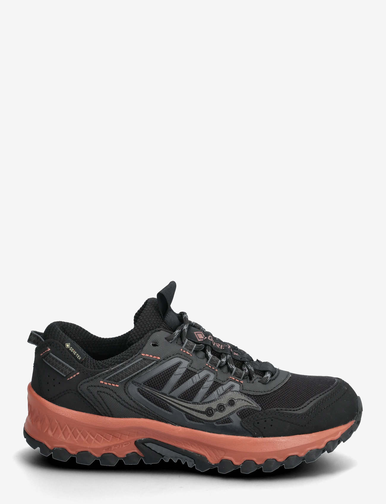 Saucony - GRID PEAK GTX - løbesko - black/brick - 1