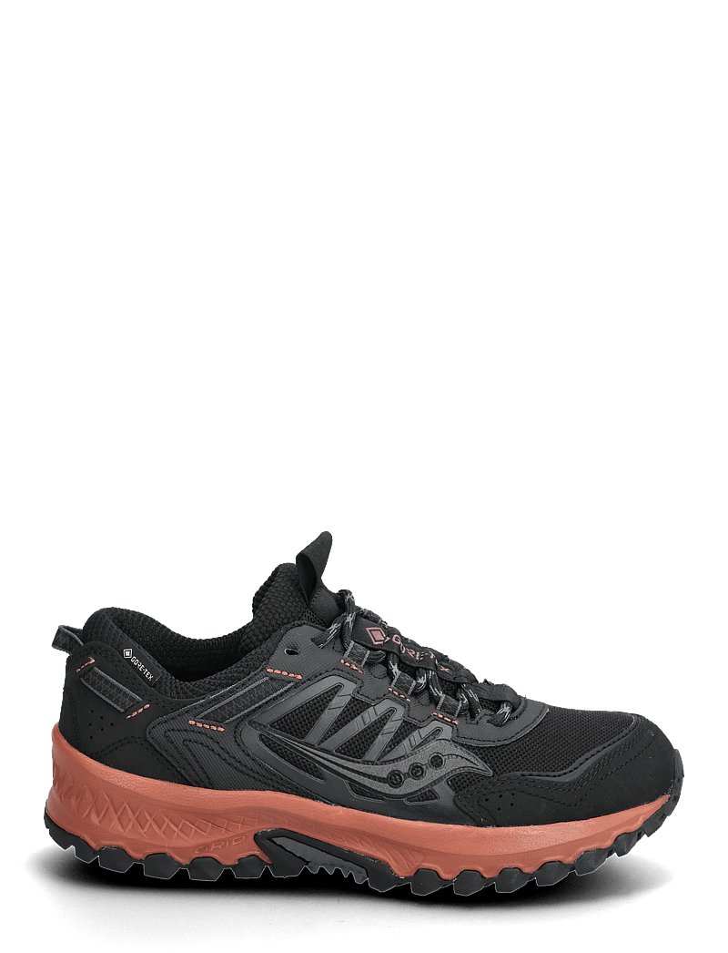 Saucony - GRID PEAK GTX - löparskor - black/brick - 1