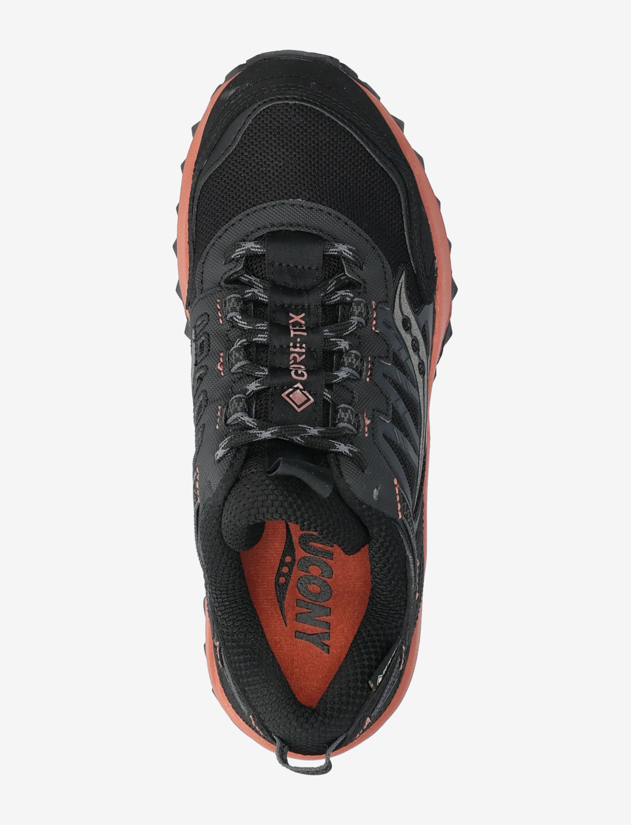 Saucony - GRID PEAK GTX - løbesko - black/brick - 3