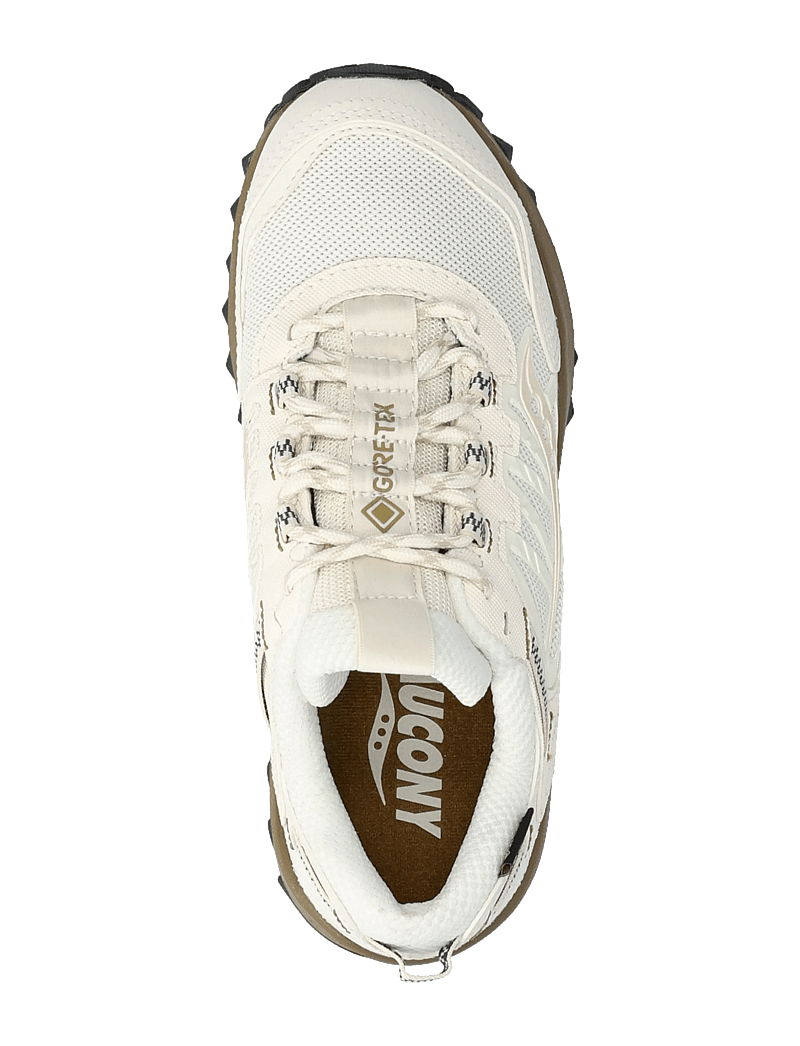 Saucony - GRID PEAK GTX - löparskor - ivory/gold - 3