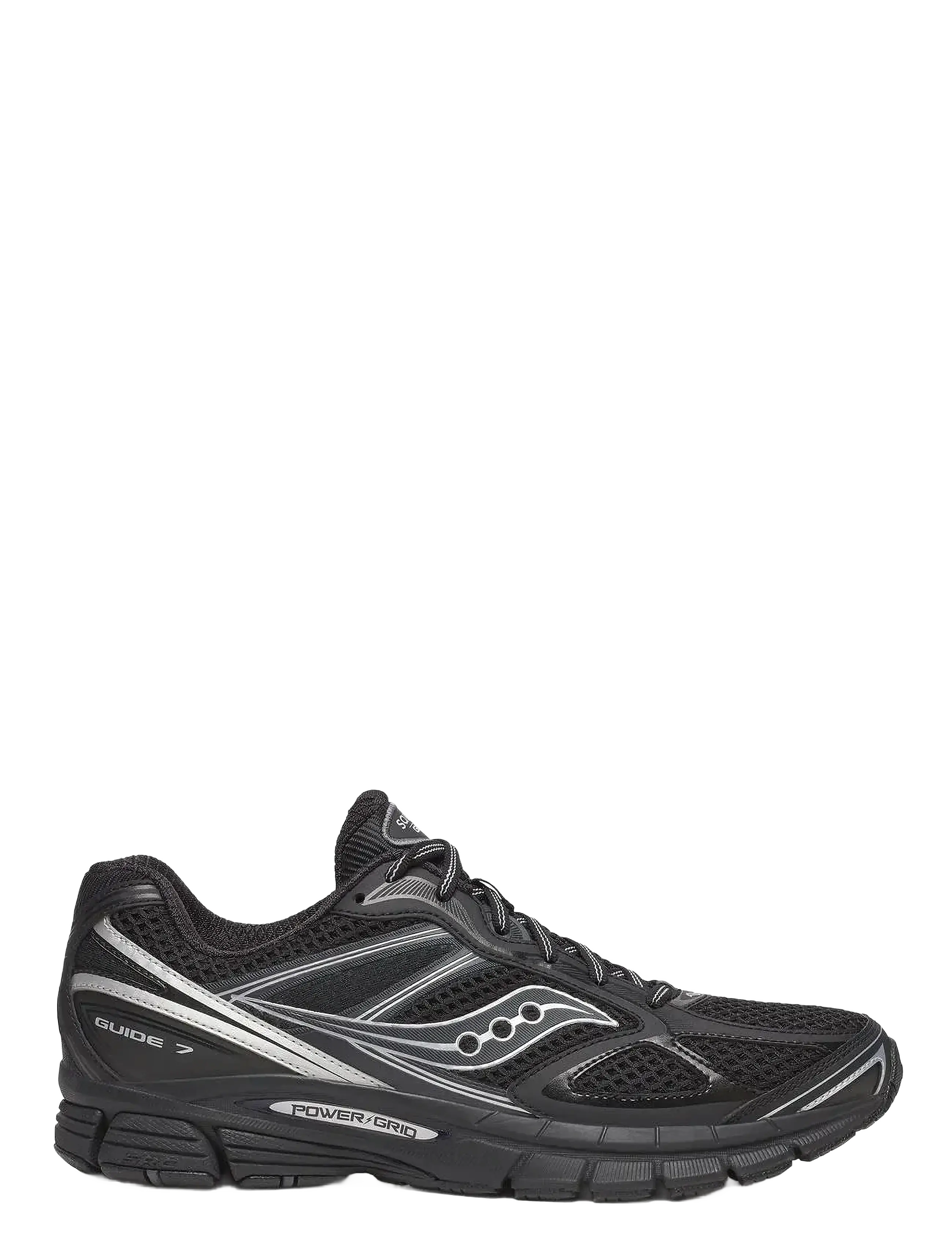 Saucony - PROGRID GUIDE 7 - lágir strigaskór - black/silver - 1