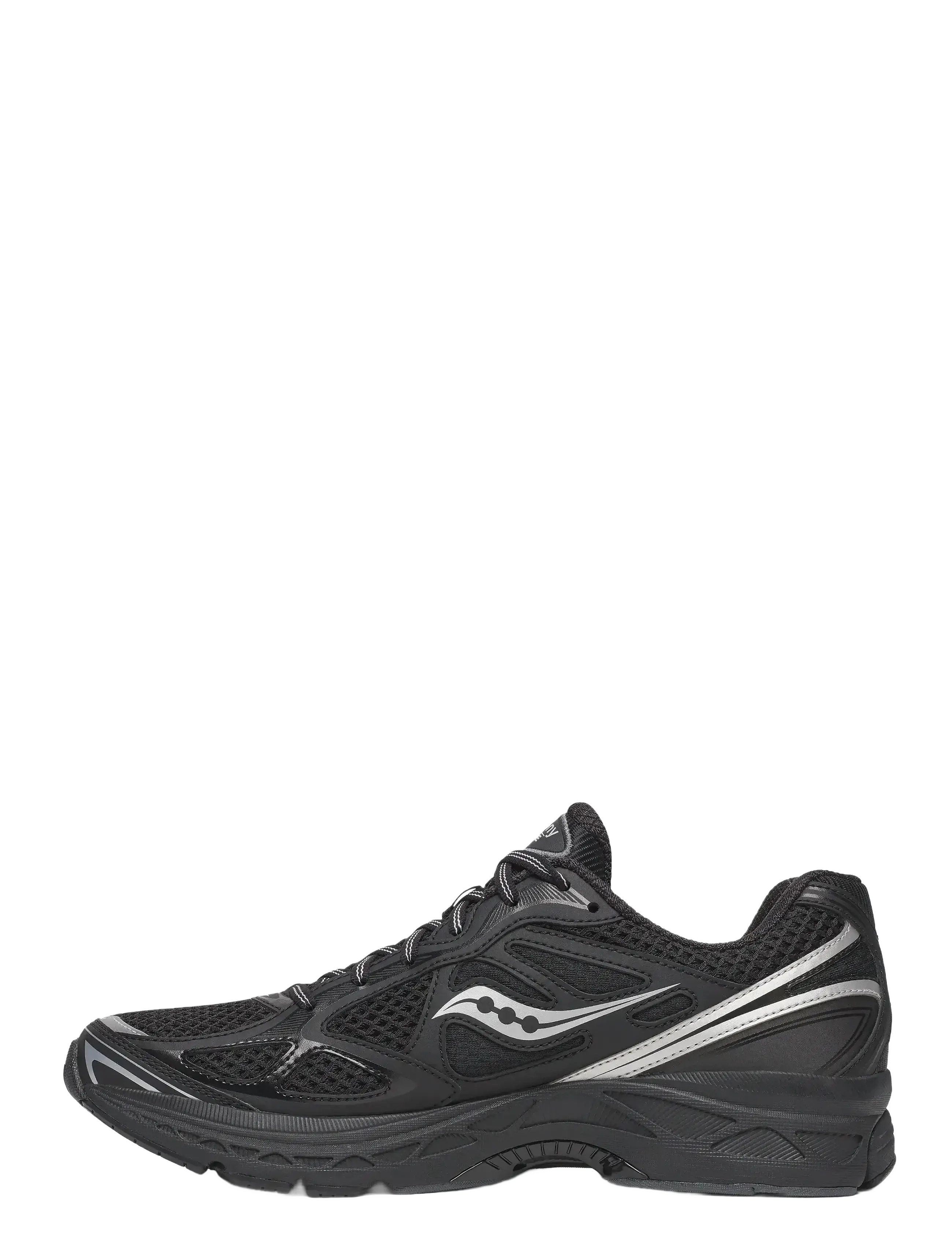 Saucony - PROGRID GUIDE 7 - lágir strigaskór - black/silver - 2