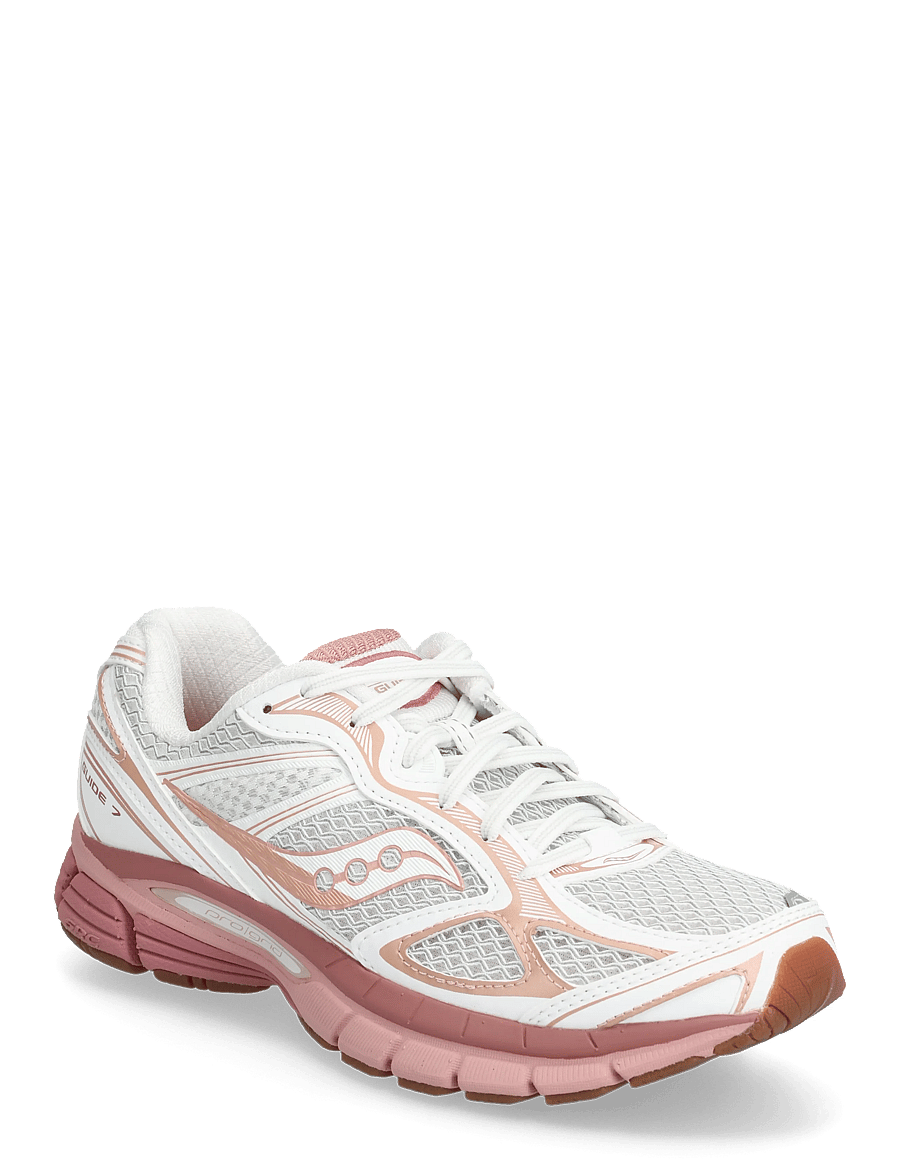 Saucony - PROGRID GUIDE 7 - niedriger schnitt - white/peach - 0
