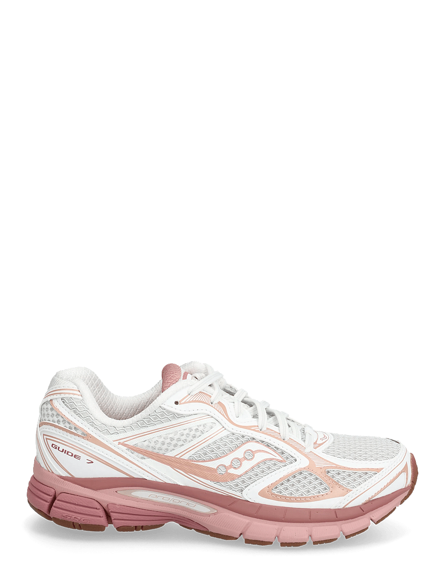 Saucony - PROGRID GUIDE 7 - niedriger schnitt - white/peach - 1