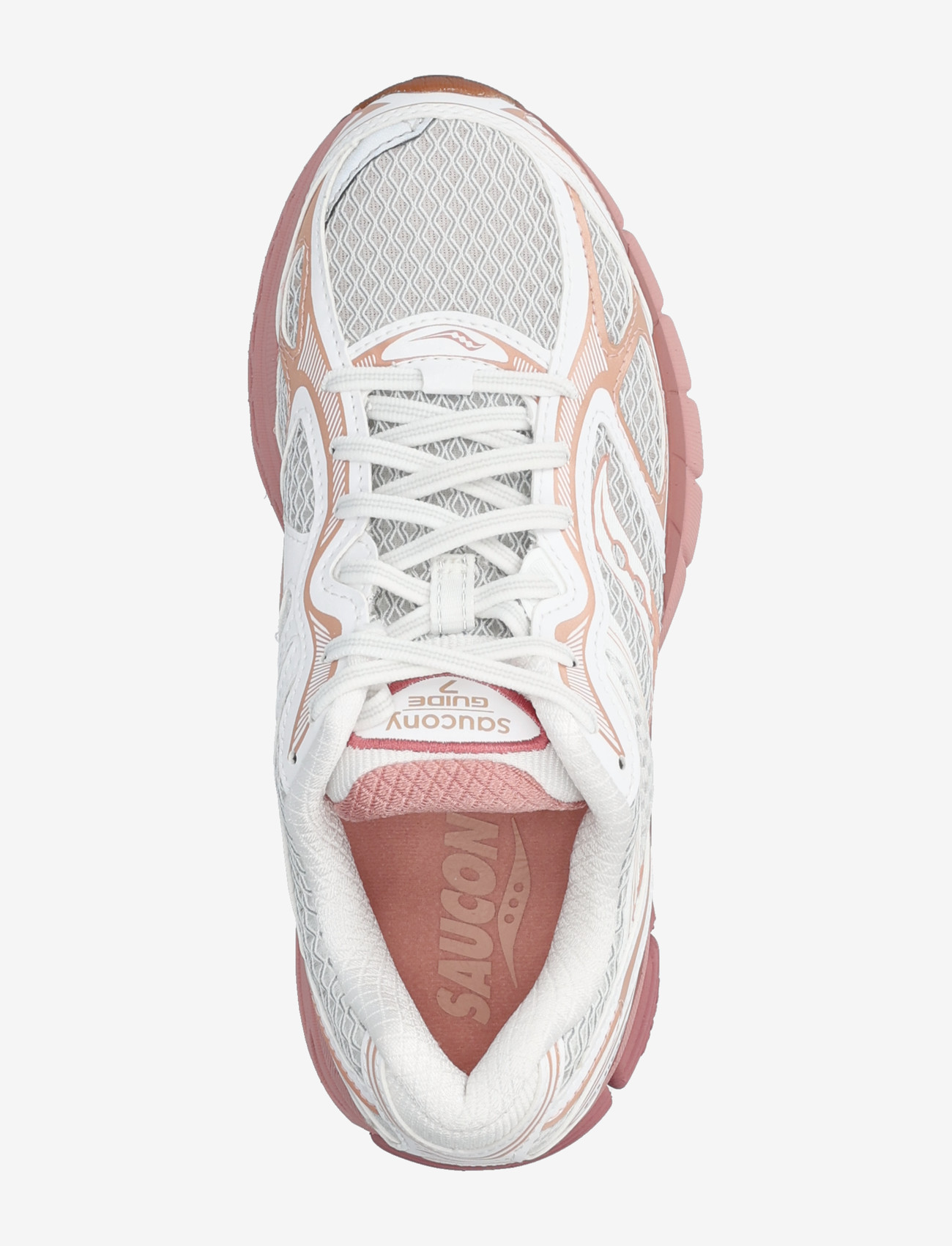 Saucony - PROGRID GUIDE 7 - lave sneakers - white/peach - 3