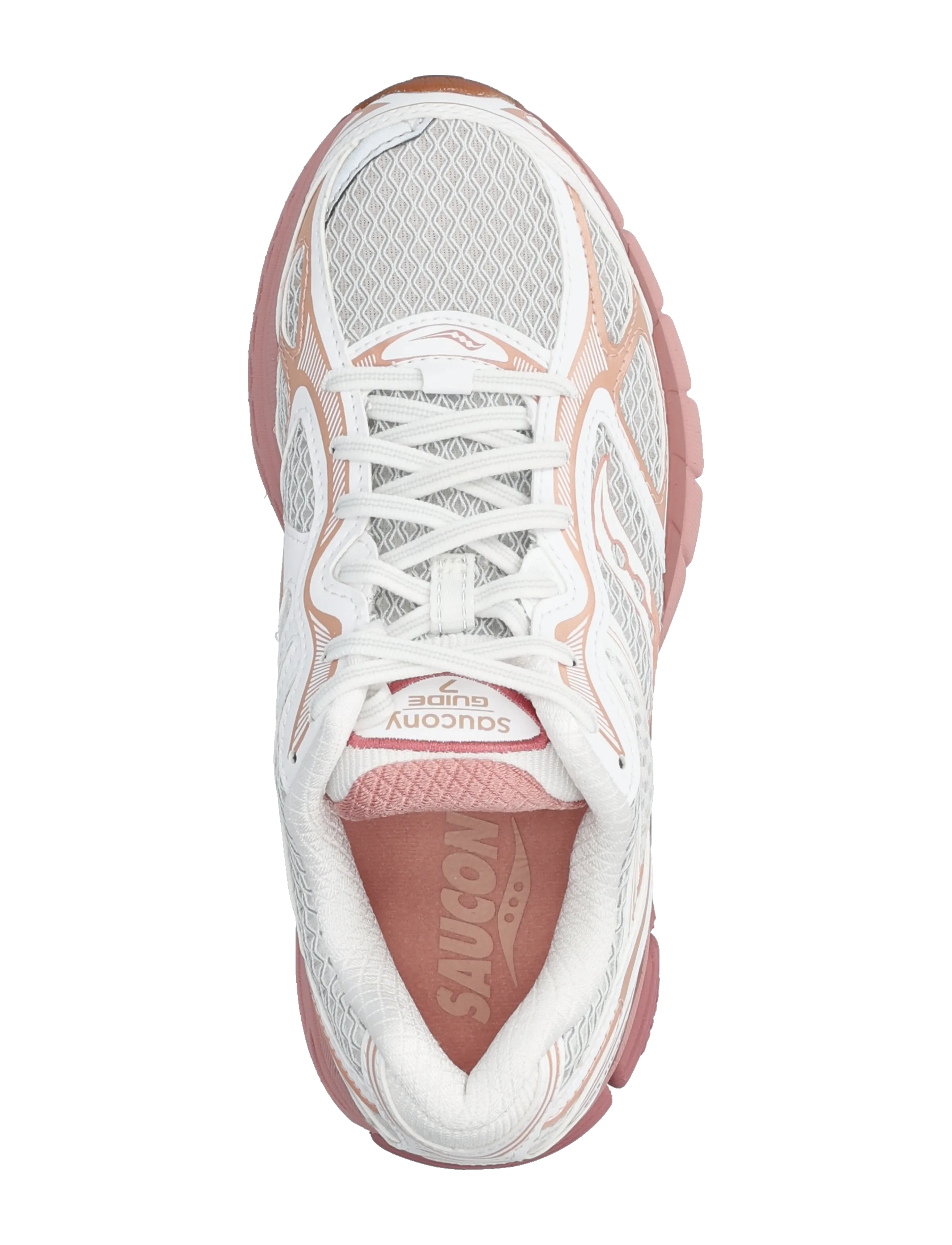 Saucony - PROGRID GUIDE 7 - lav ankel - white/peach - 3