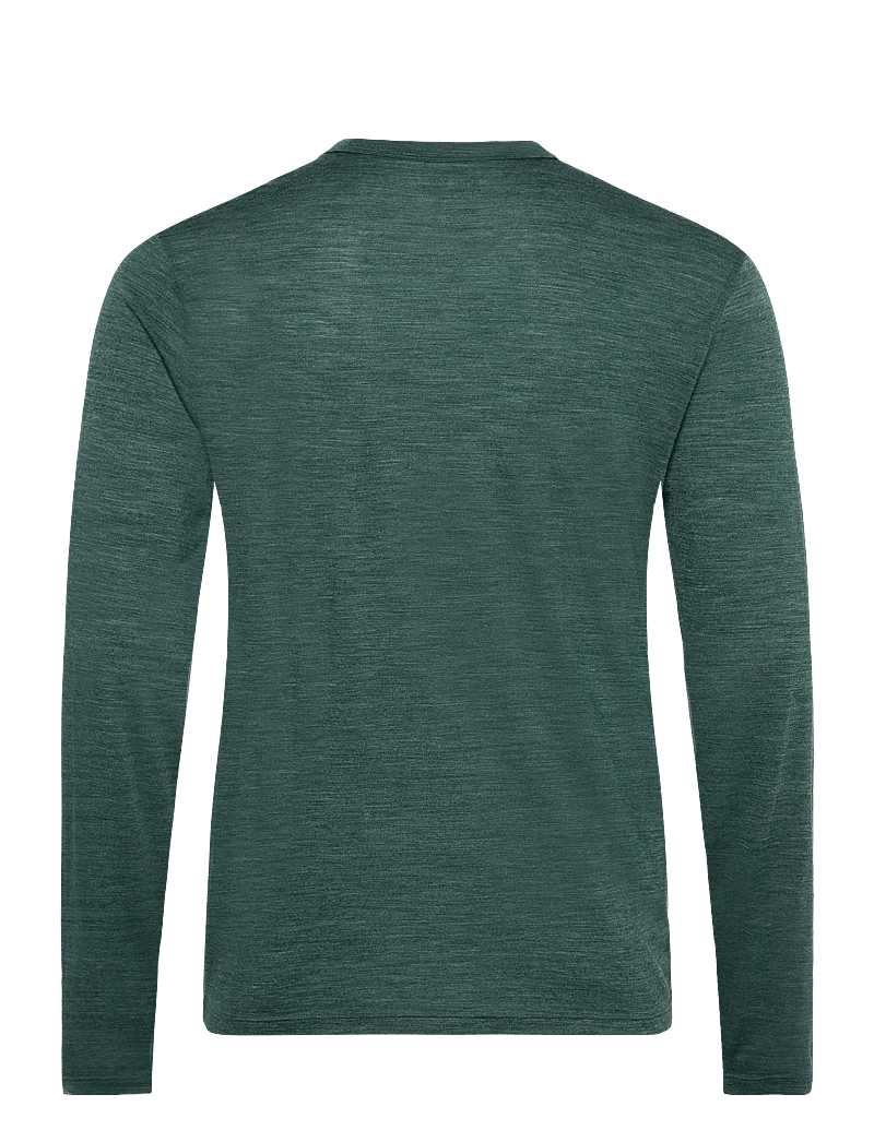 Saucony - Peregrine Merino Long Sleeve Men - långärmade tröjor - pine heather - 1